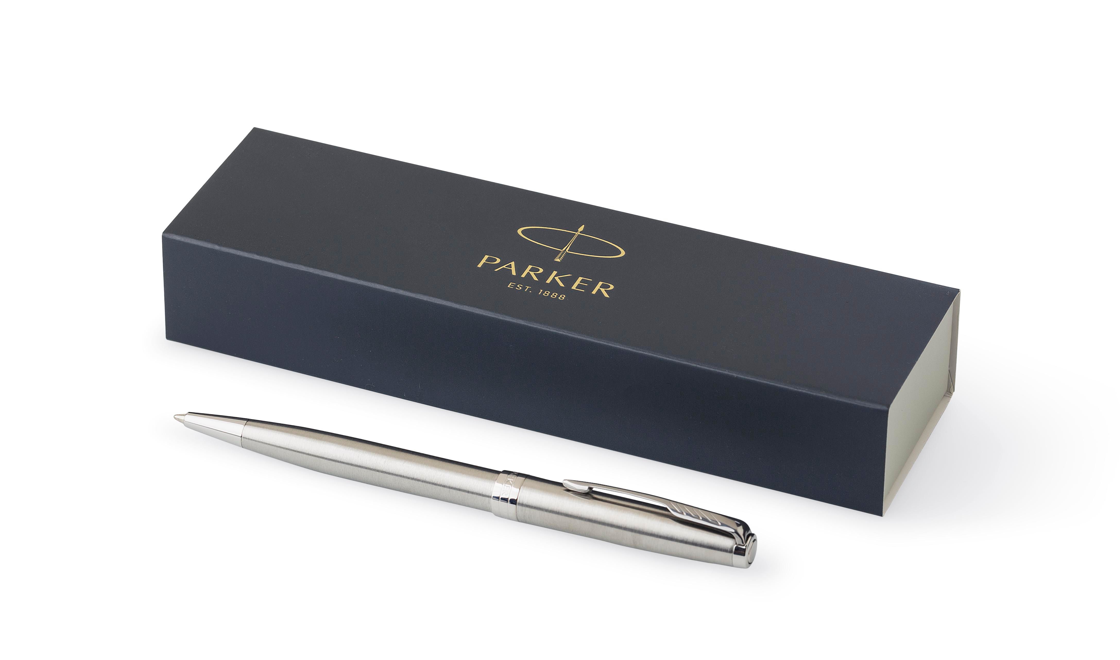 Vue 5 de Parker Sonnet stylo bille | Acier inoxydable