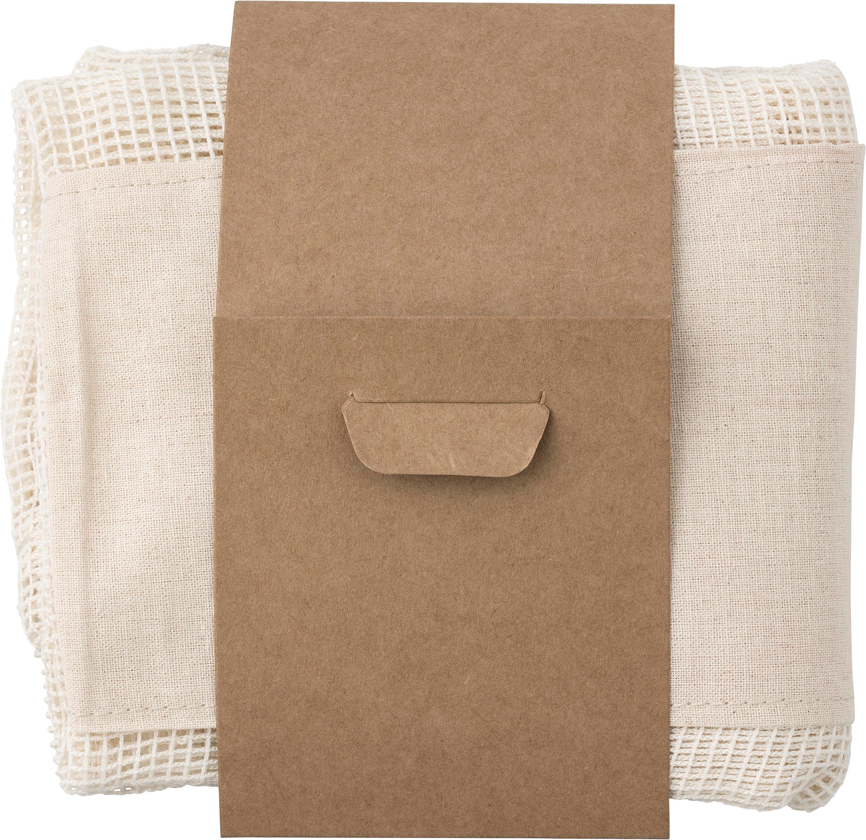 Vue 3 de Sacs à légumes Adele | Coton biologique | 3 pièces