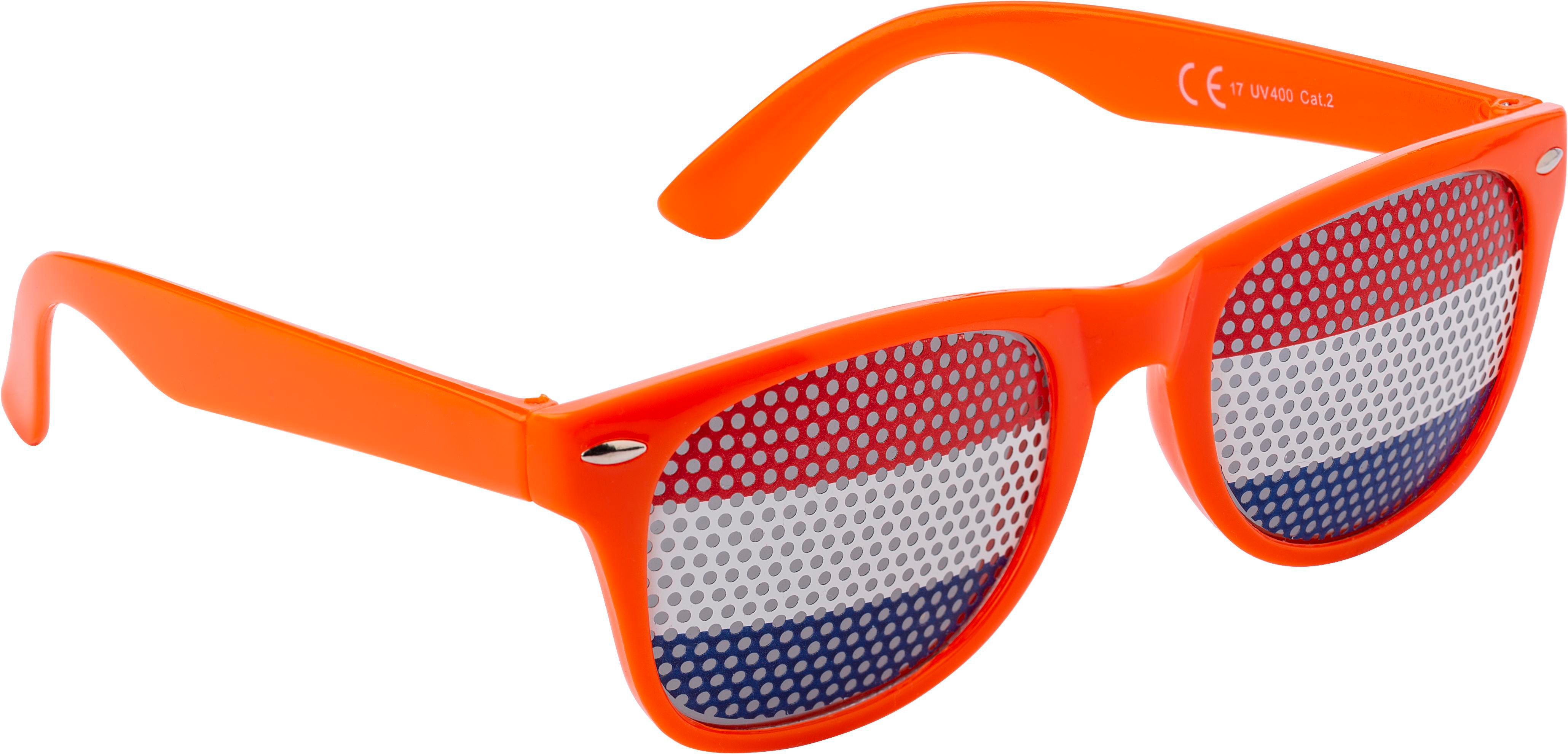 Vue 3 de Lunettes de fête Lexi | Drapeau national