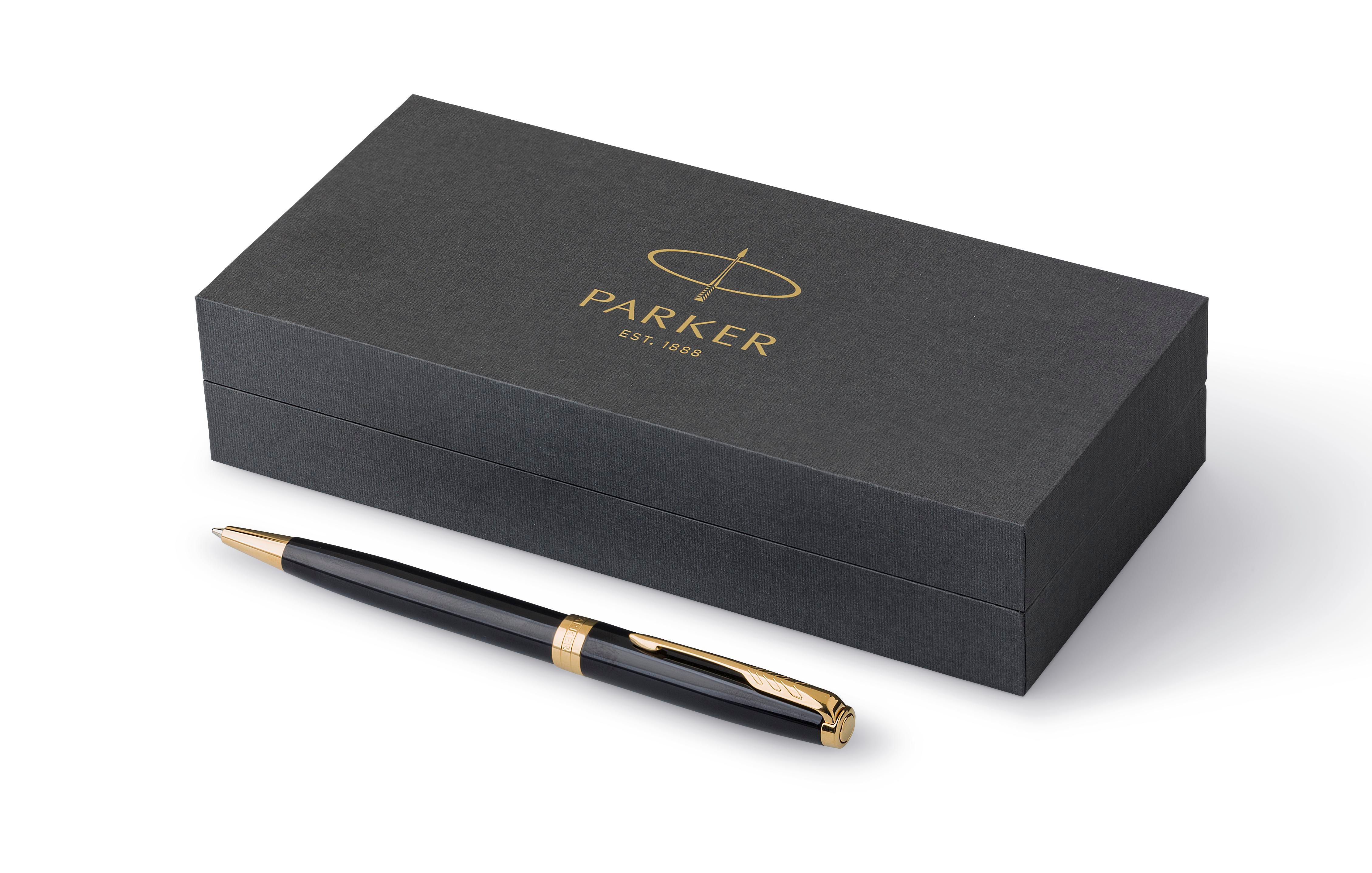 Vue 5 de Parker Sonnet stylo bille | Finitions dorées