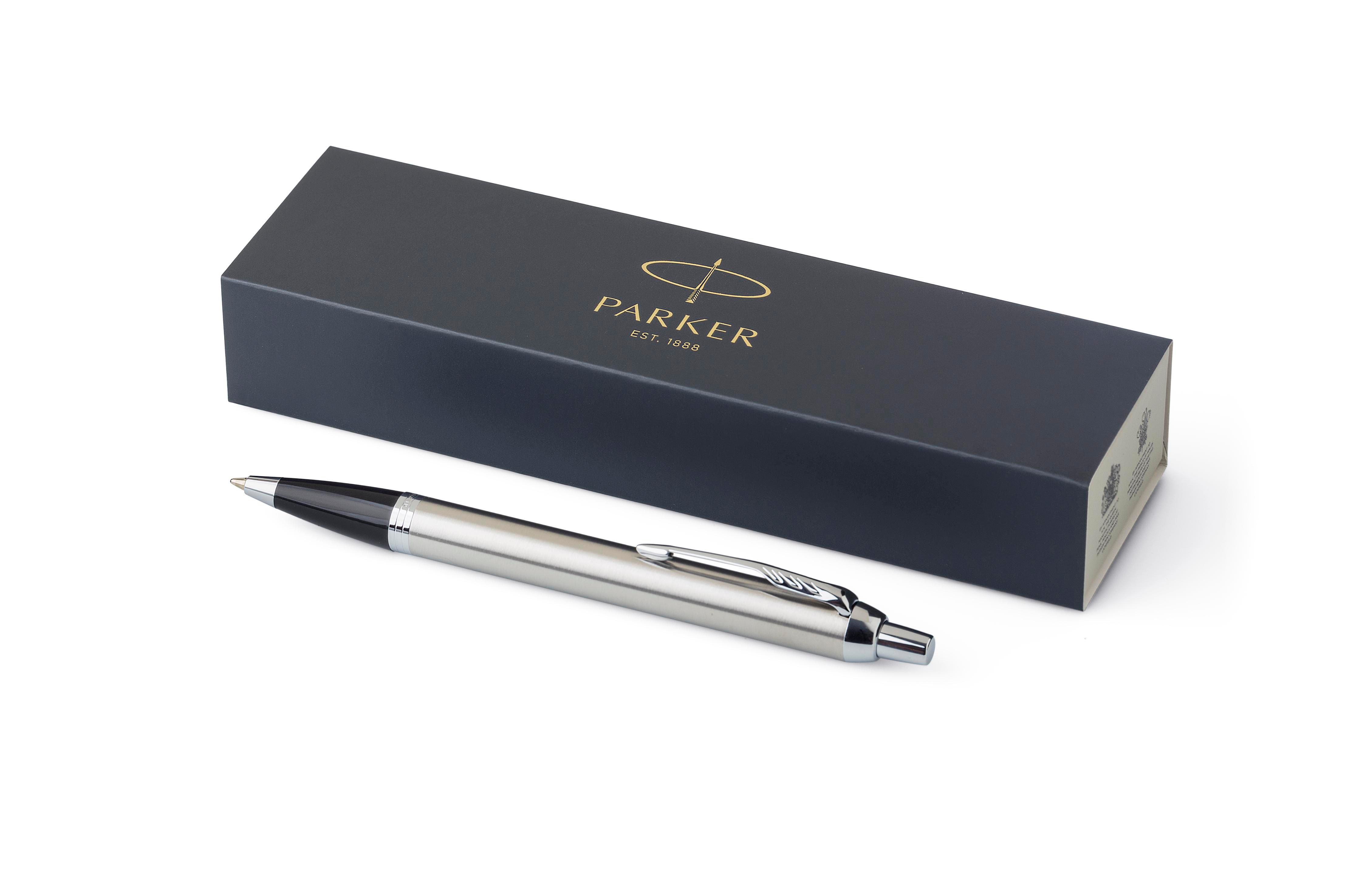 Vue 8 de Parker IM stylo bille | Laiton et chrome