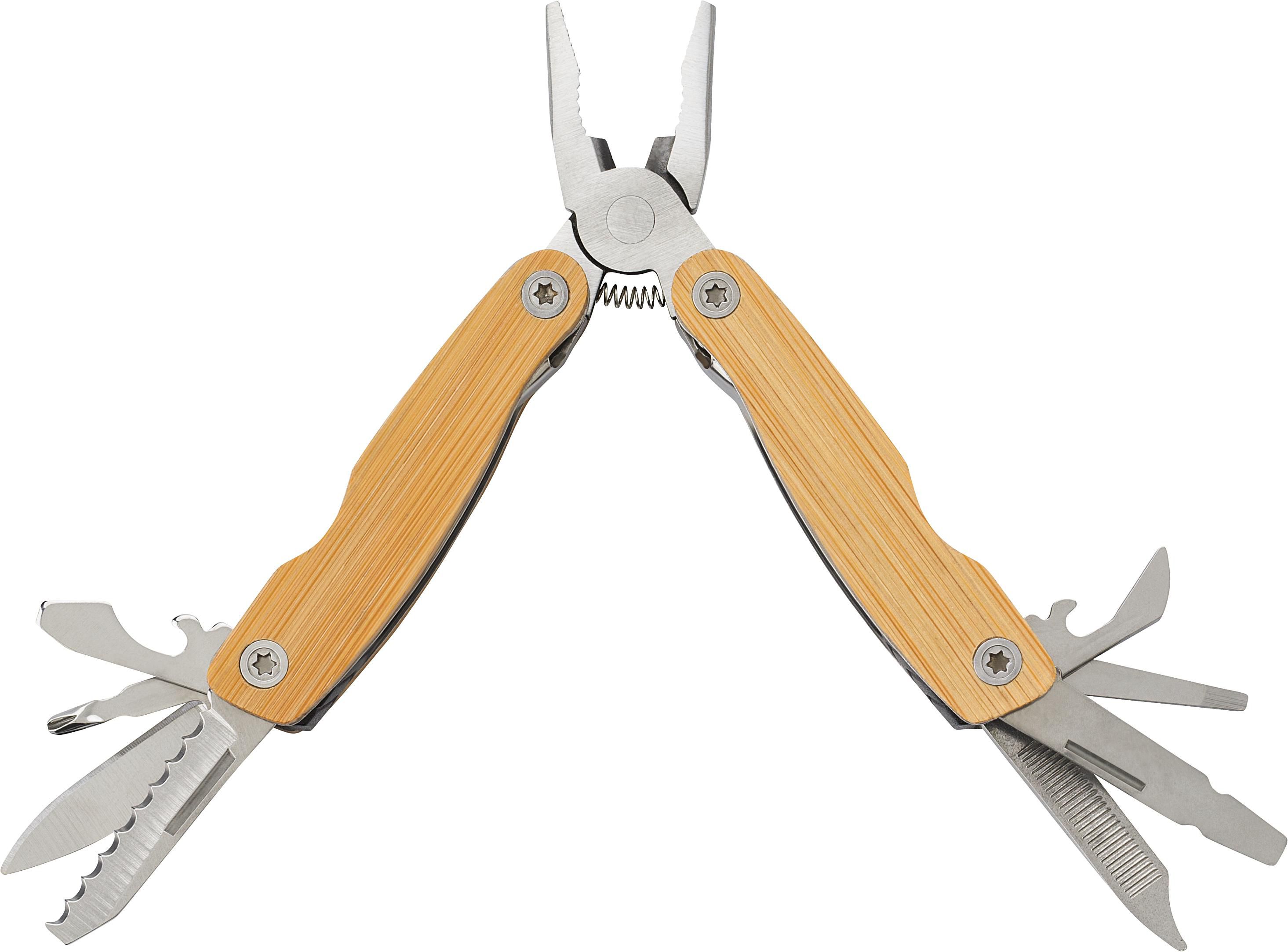 Vue 5 de Multi-outil Dottie | Bambou | 12 pièces