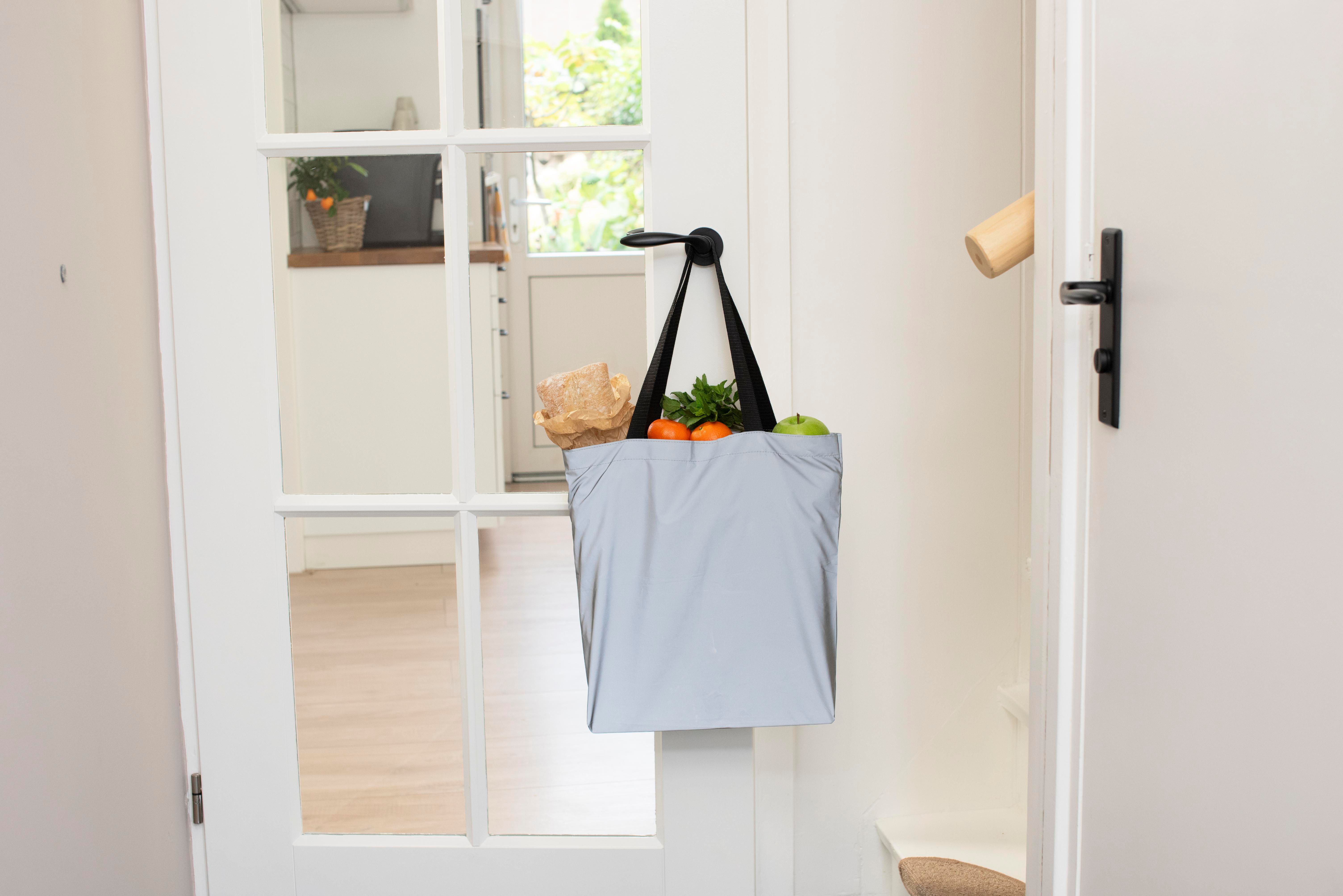 Vue 4 de Sac shopping Jordyn | Polyester 100D | Réfléchissant | Longues anses