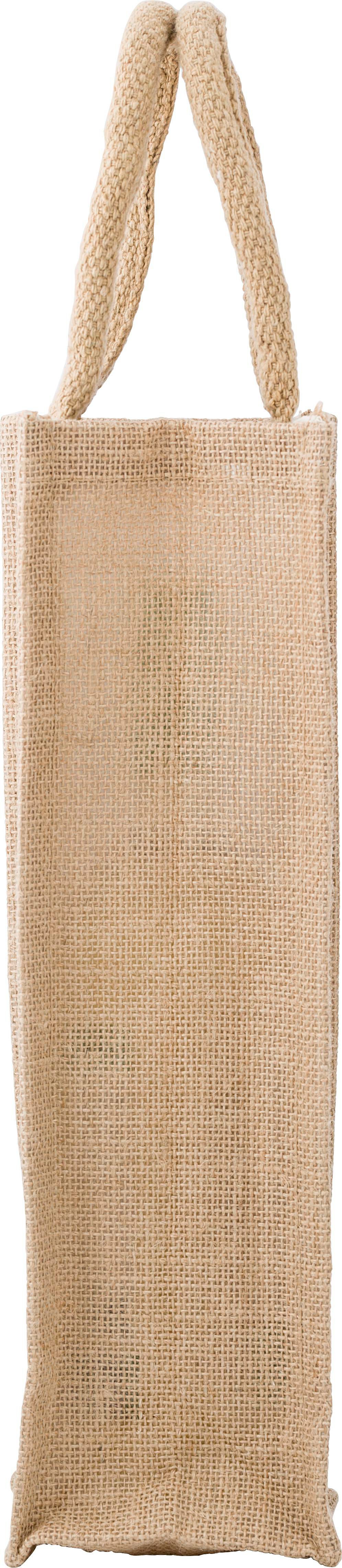 Vue 3 de Sac à vin Brett | Jute | 1,5 l