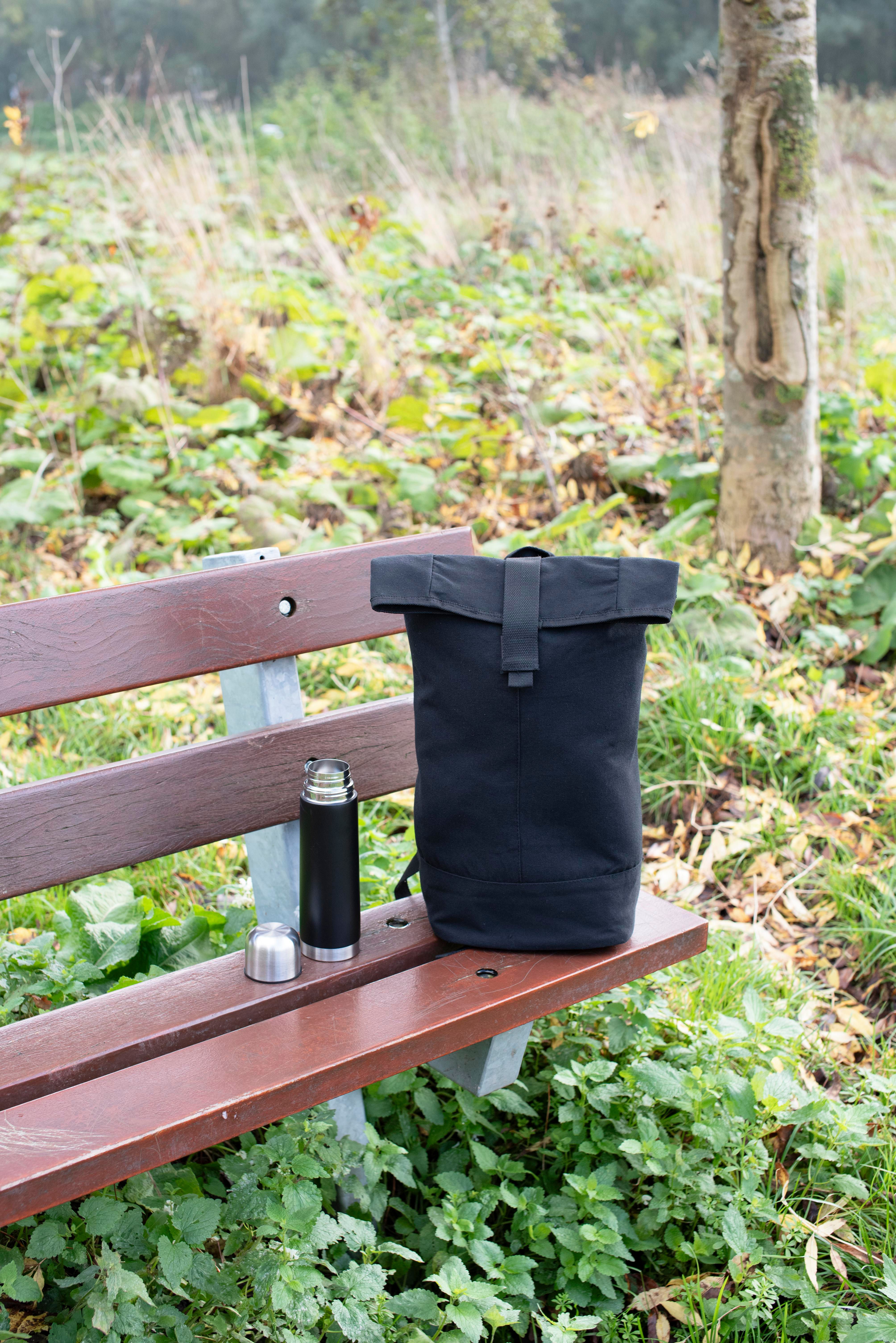 Vue 6 de Sac à dos Micah | Recyclé | Roll-top | 19 l