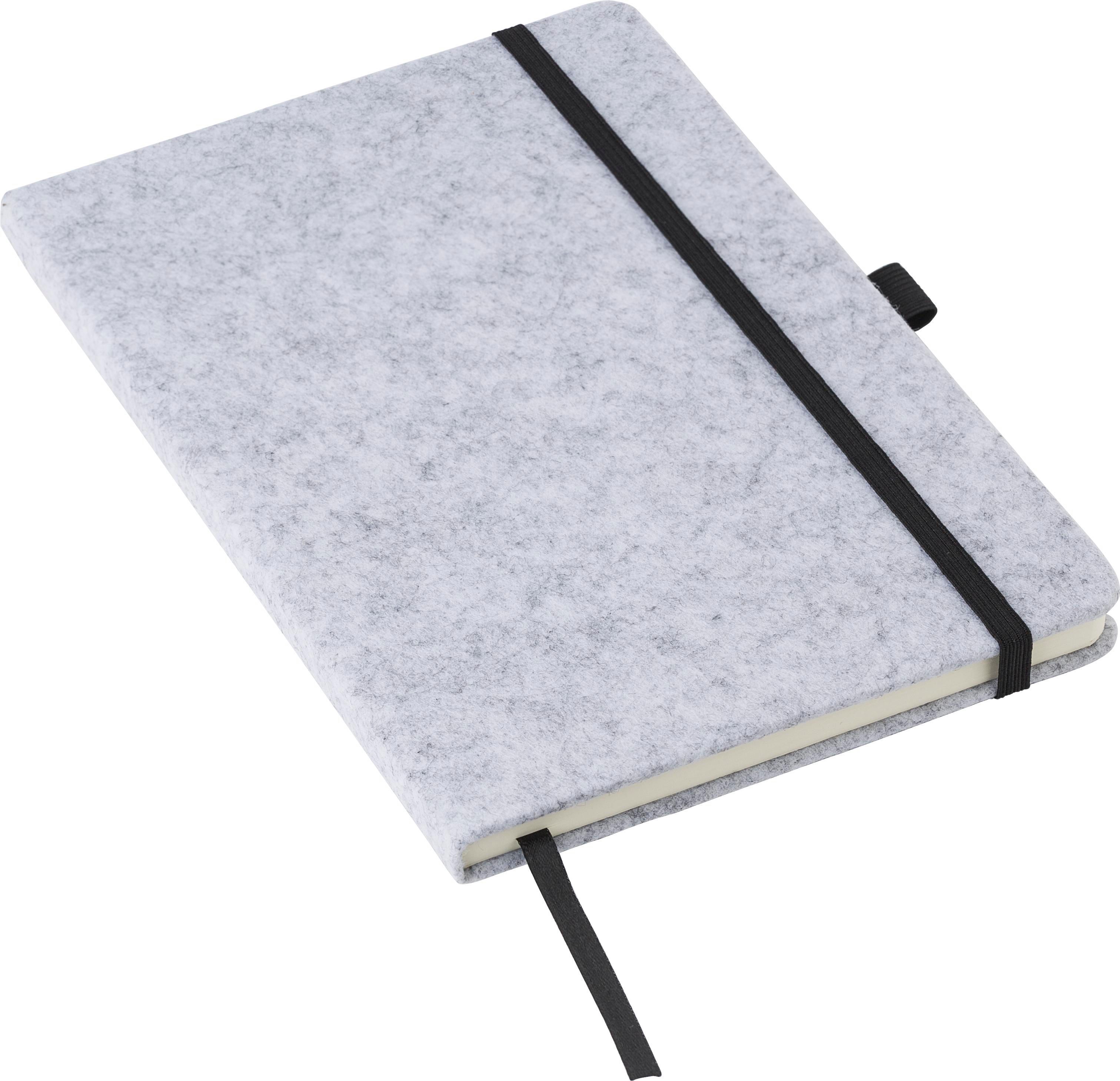 Vue 6 de Carnet de notes Harper | Feutre recyclé | A5 | Ligné