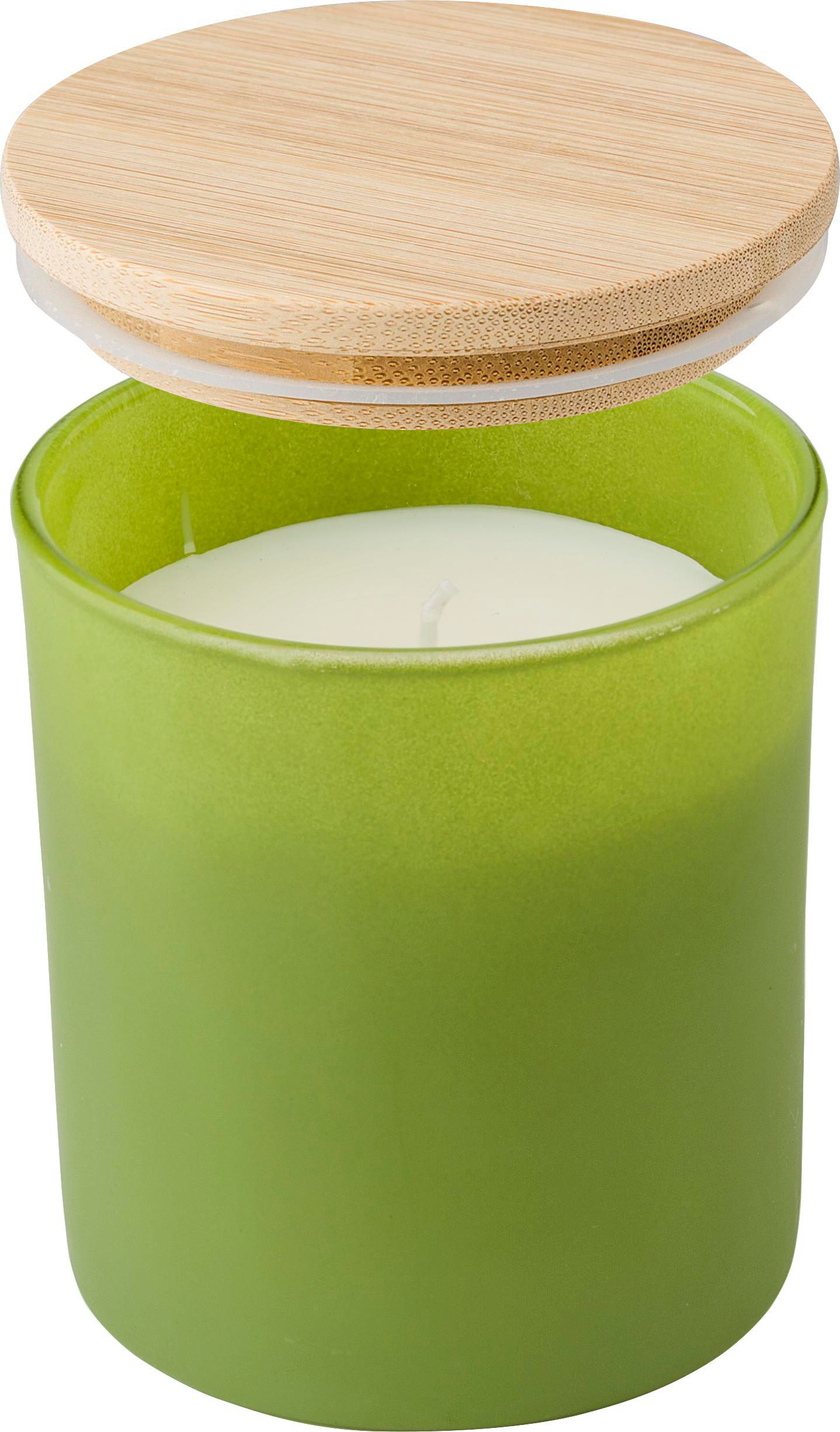 Vue 5 de Bougie en verre Lucas | Cire végétale | 200 g