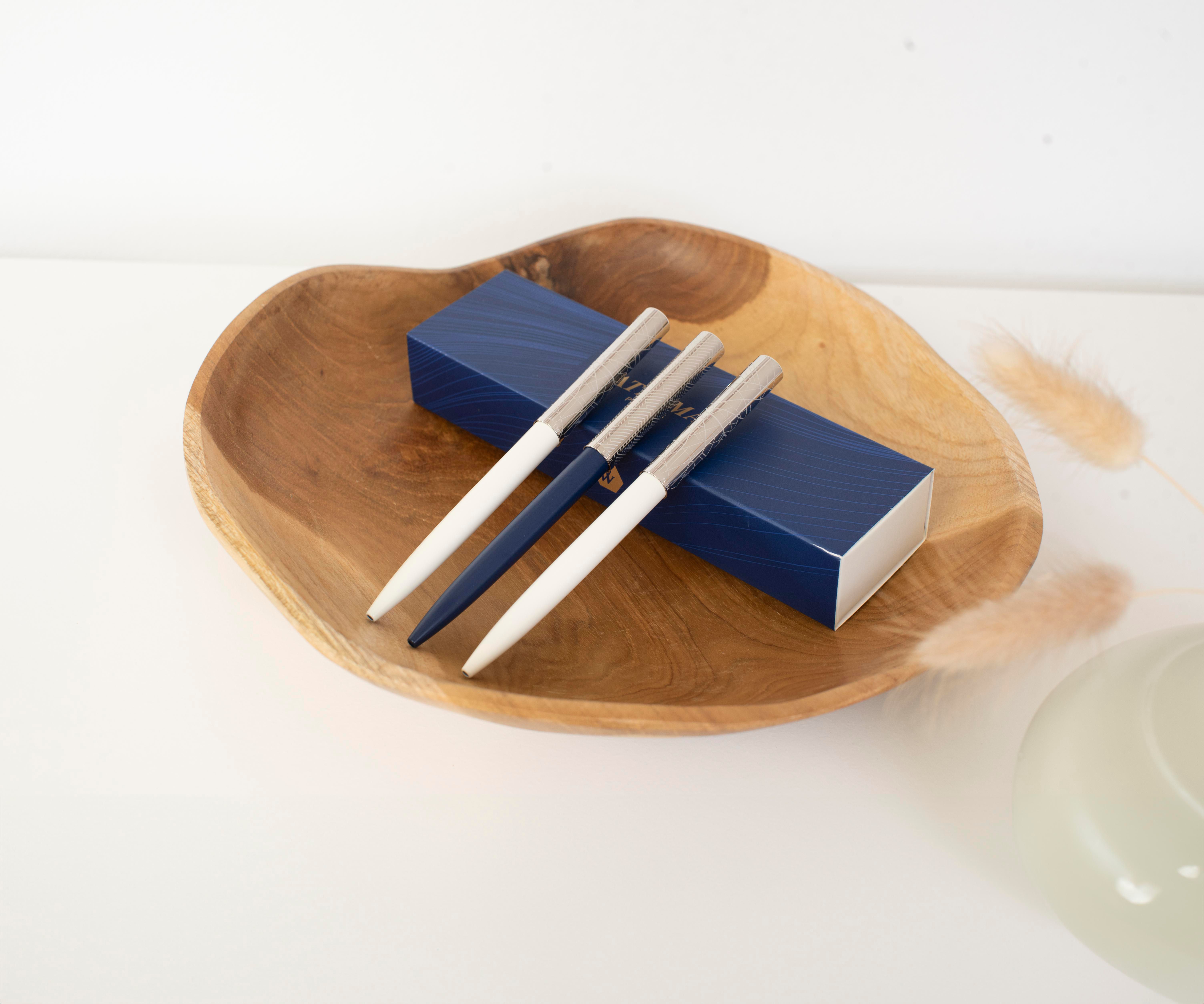 Vue 5 de Waterman Allure Deluxe stylo bille | Acier inoxydable