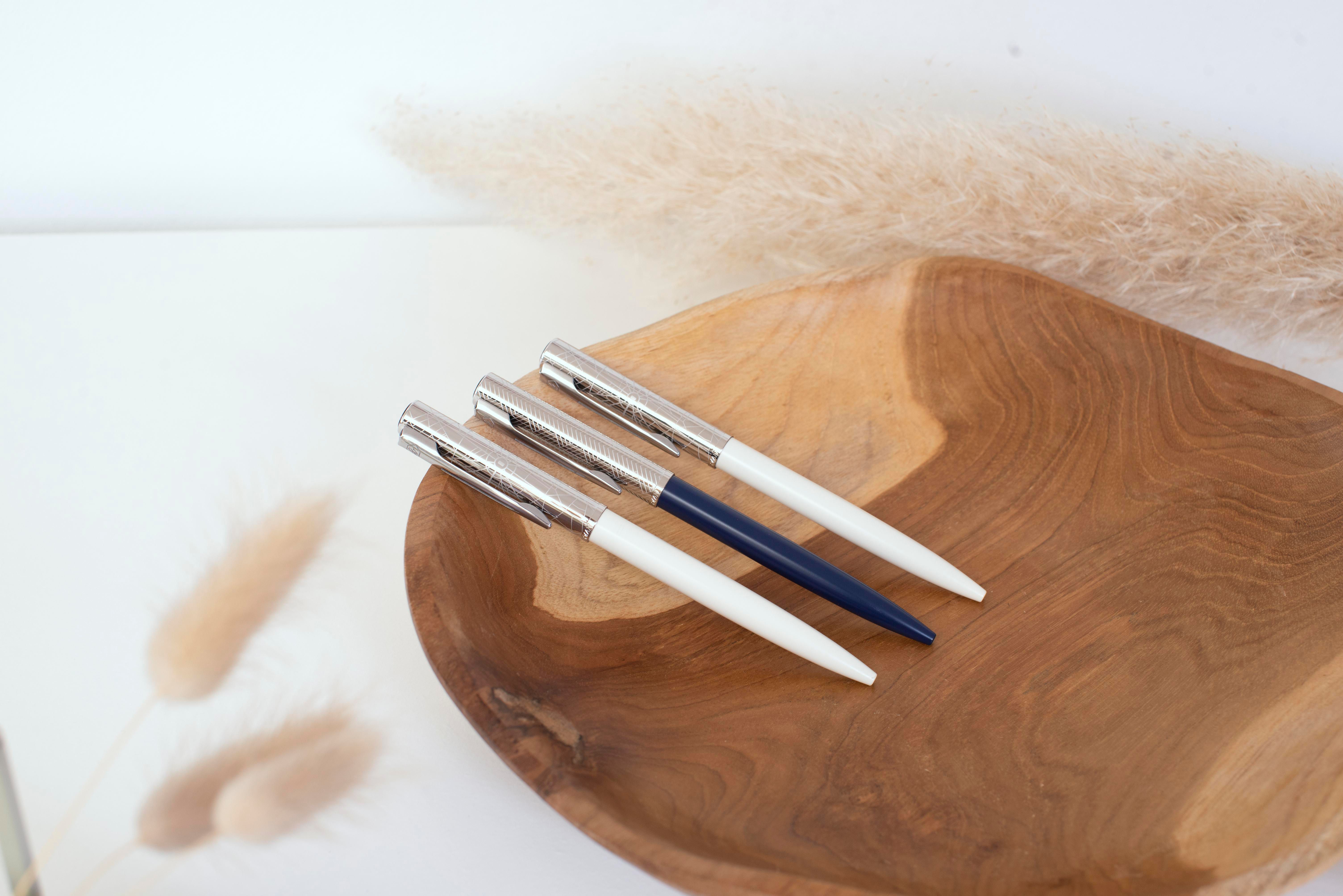 Vue 6 de Waterman Allure Deluxe stylo bille | Acier inoxydable