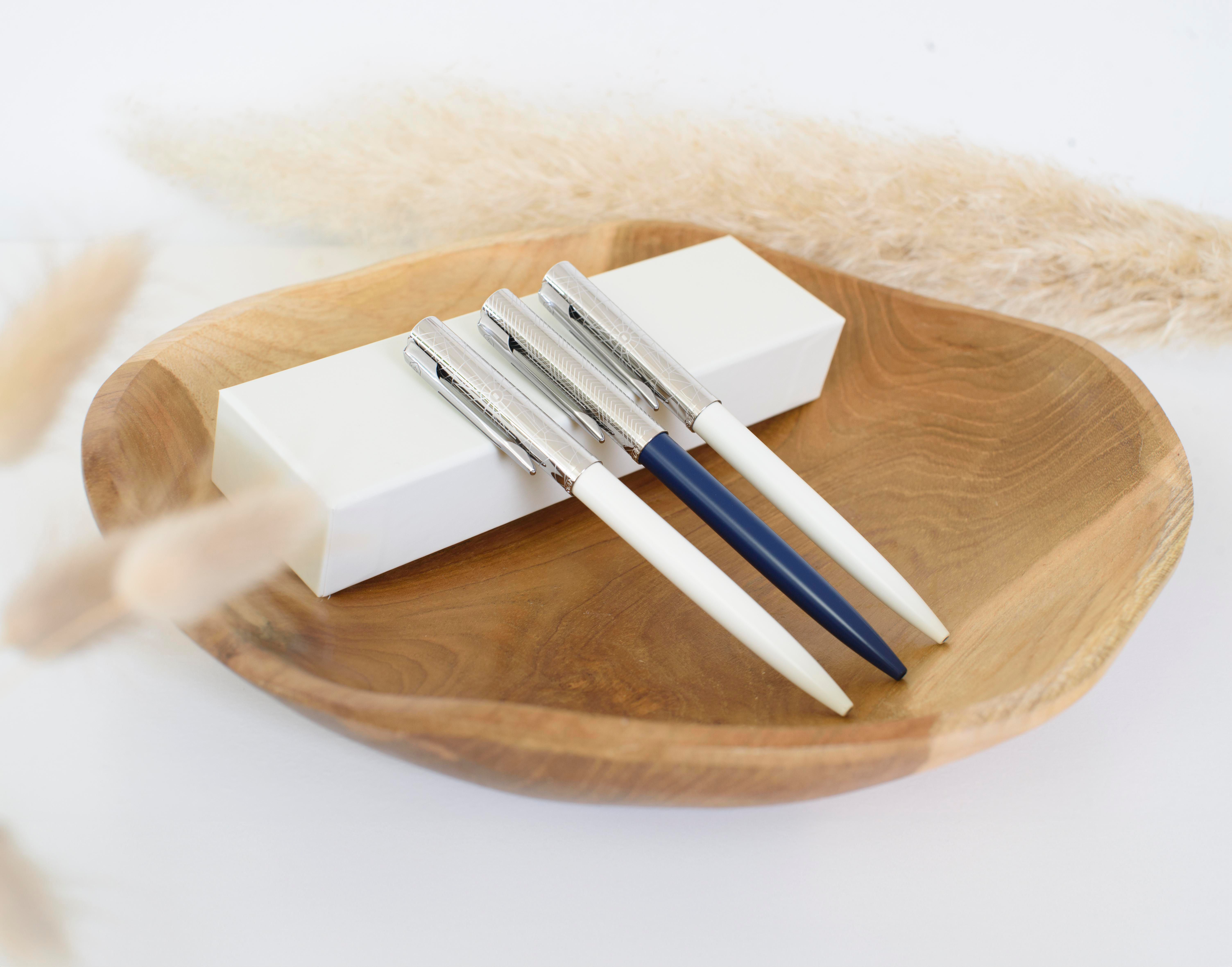 Vue 7 de Waterman Allure Deluxe stylo bille | Acier inoxydable