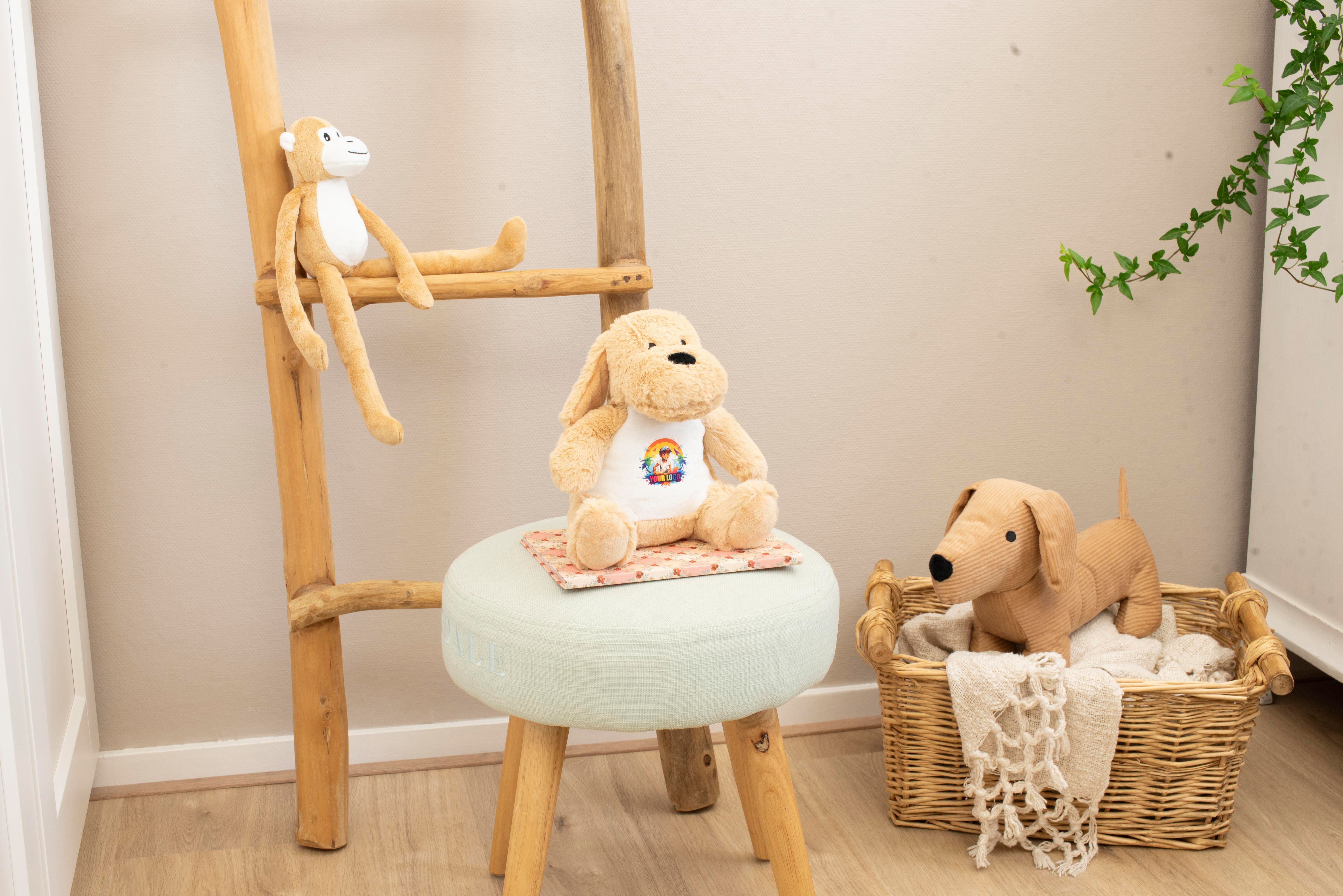 Vue 8 de Peluche Hailey | Chien