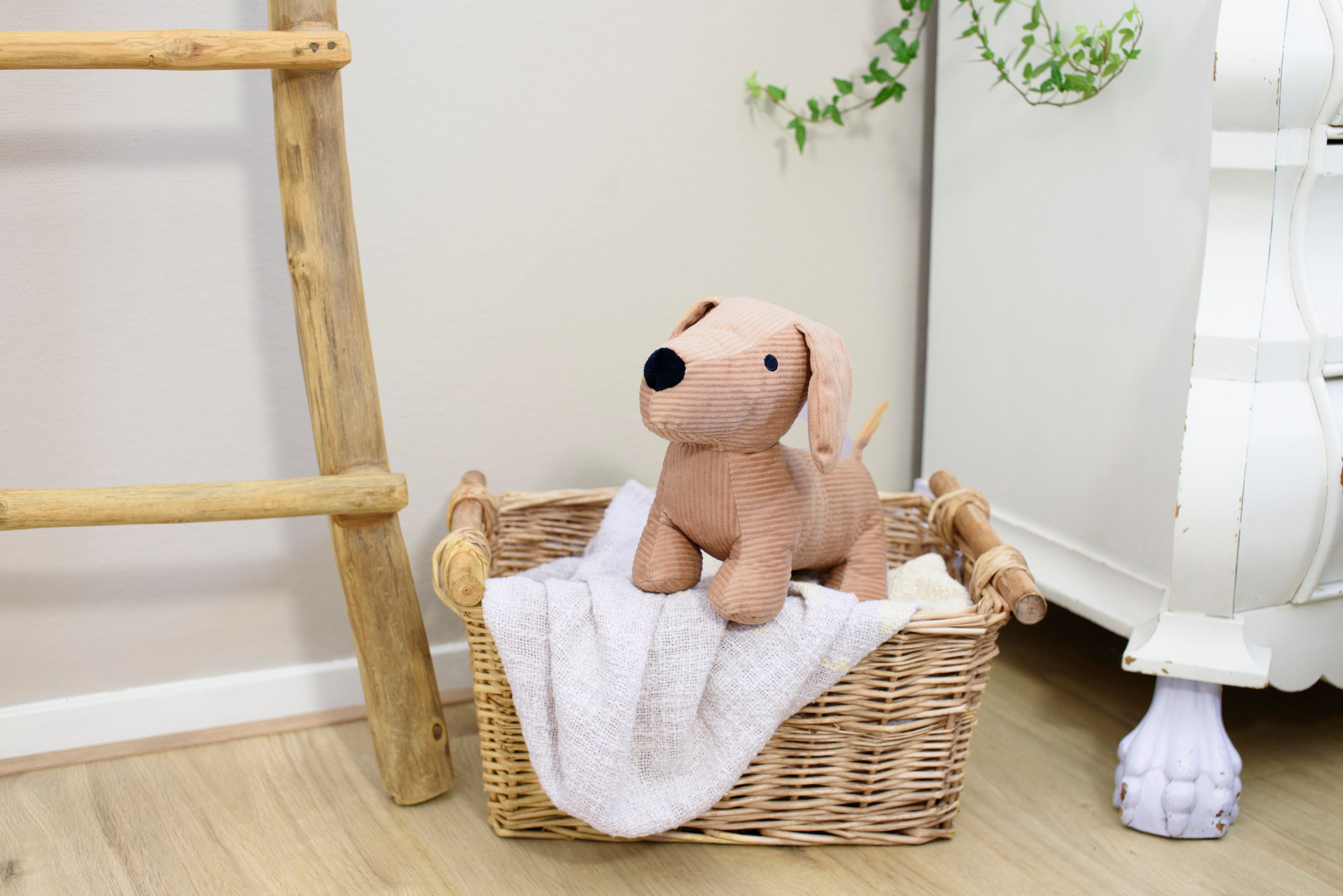 Vue 6 de Peluche Liza | Chien