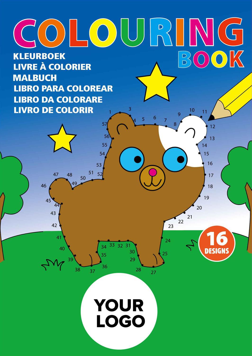 Vue 4 de Livre de coloriage Constanze | A5