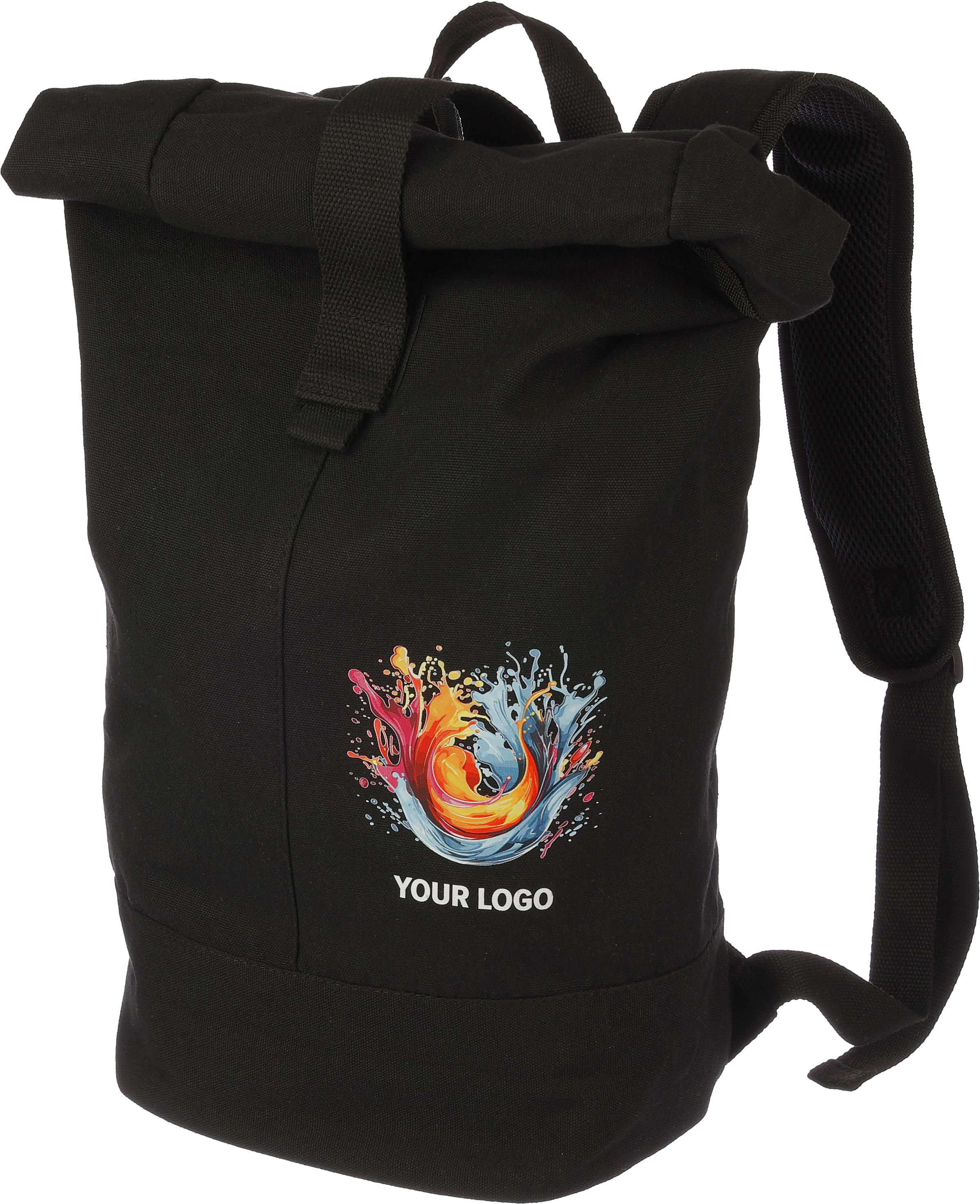 Vue 3 de Sac à dos Micah | Recyclé | Roll-top | 19 l