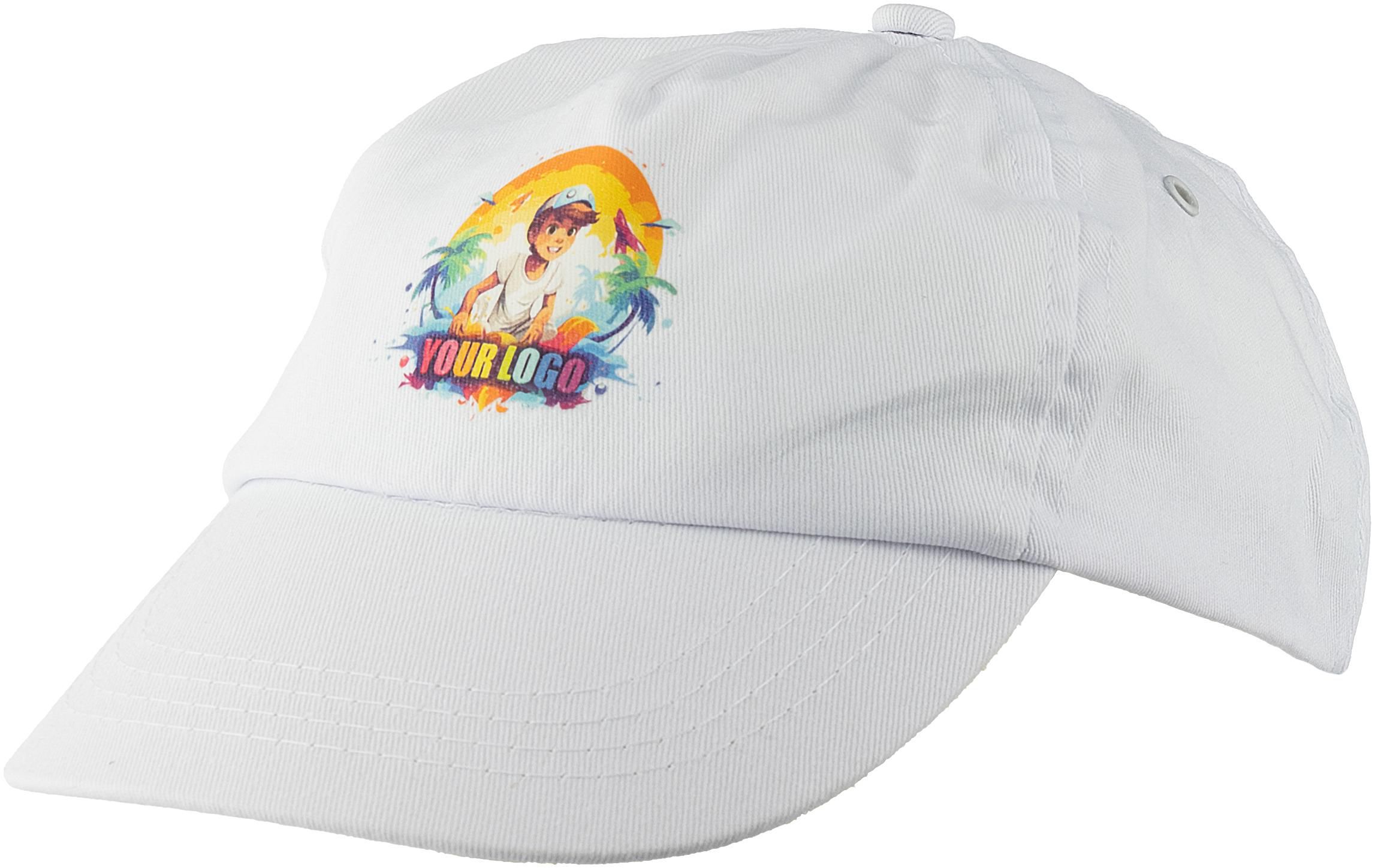 Vue 6 de Casquette Lisa | Coton twill | 5 panneaux