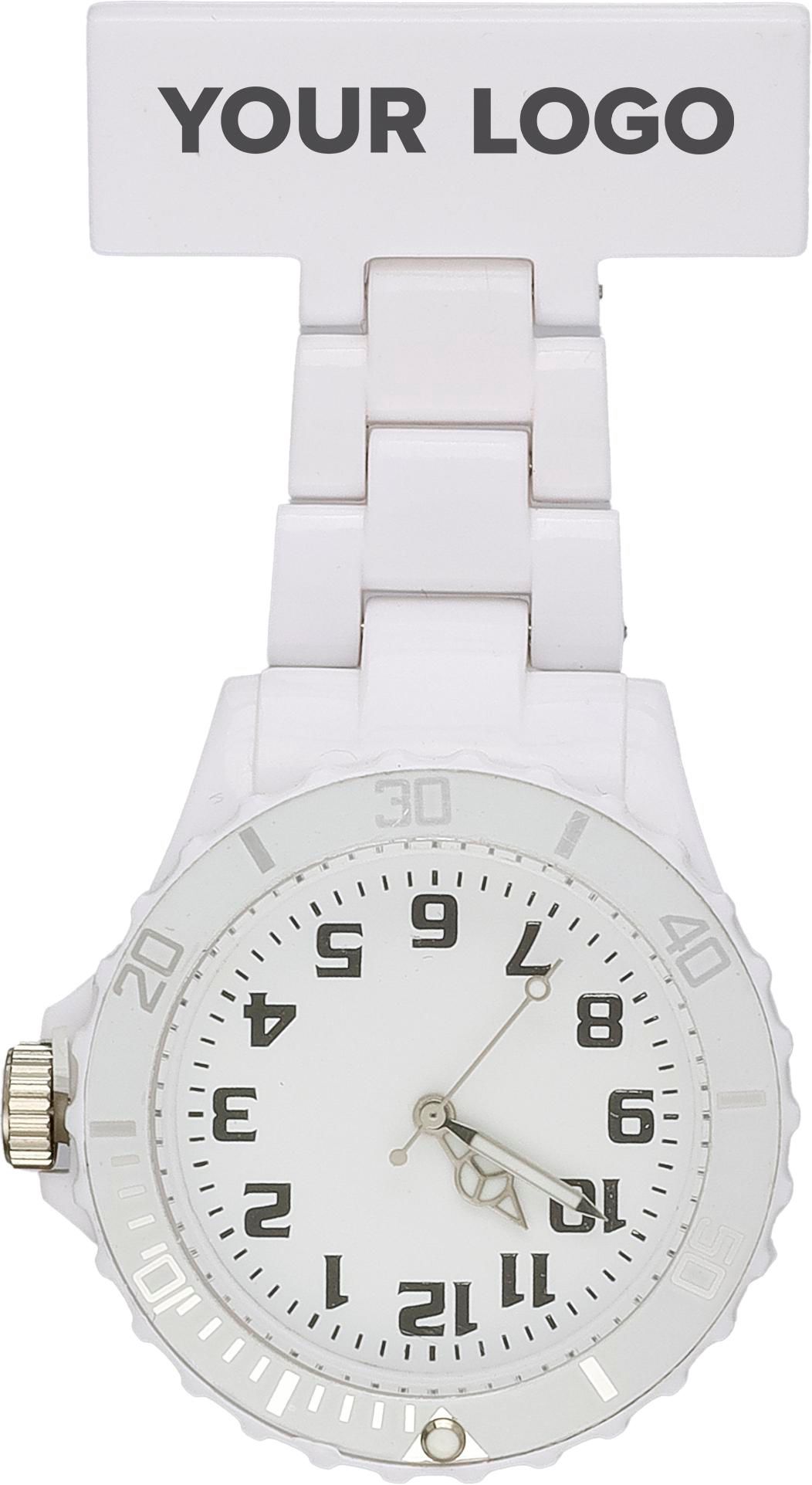 Montre infirmière Simone | Plastique | Épingle