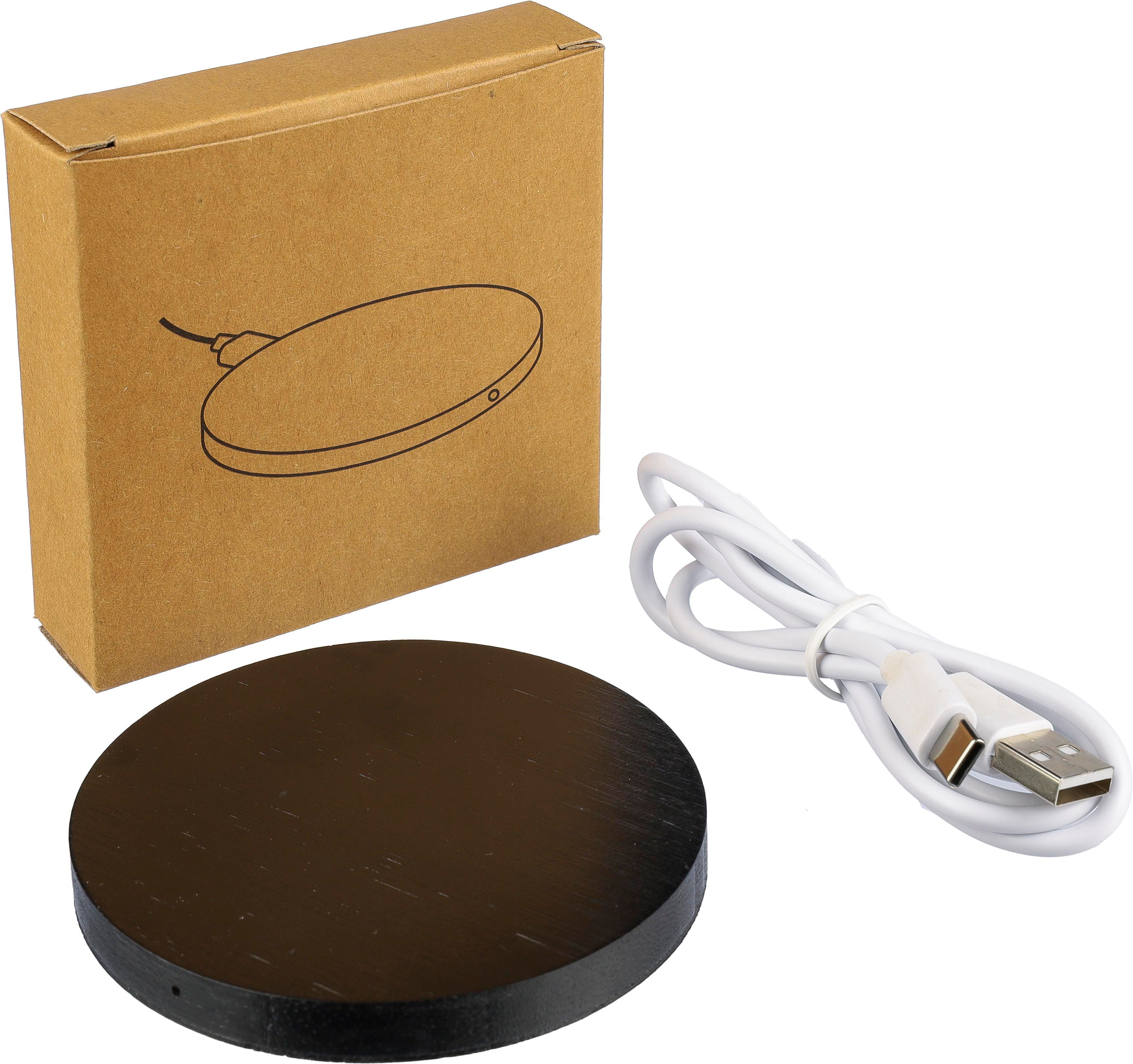 Vue 6 de Chargeur sans fil Fernando | Bambou | 15W