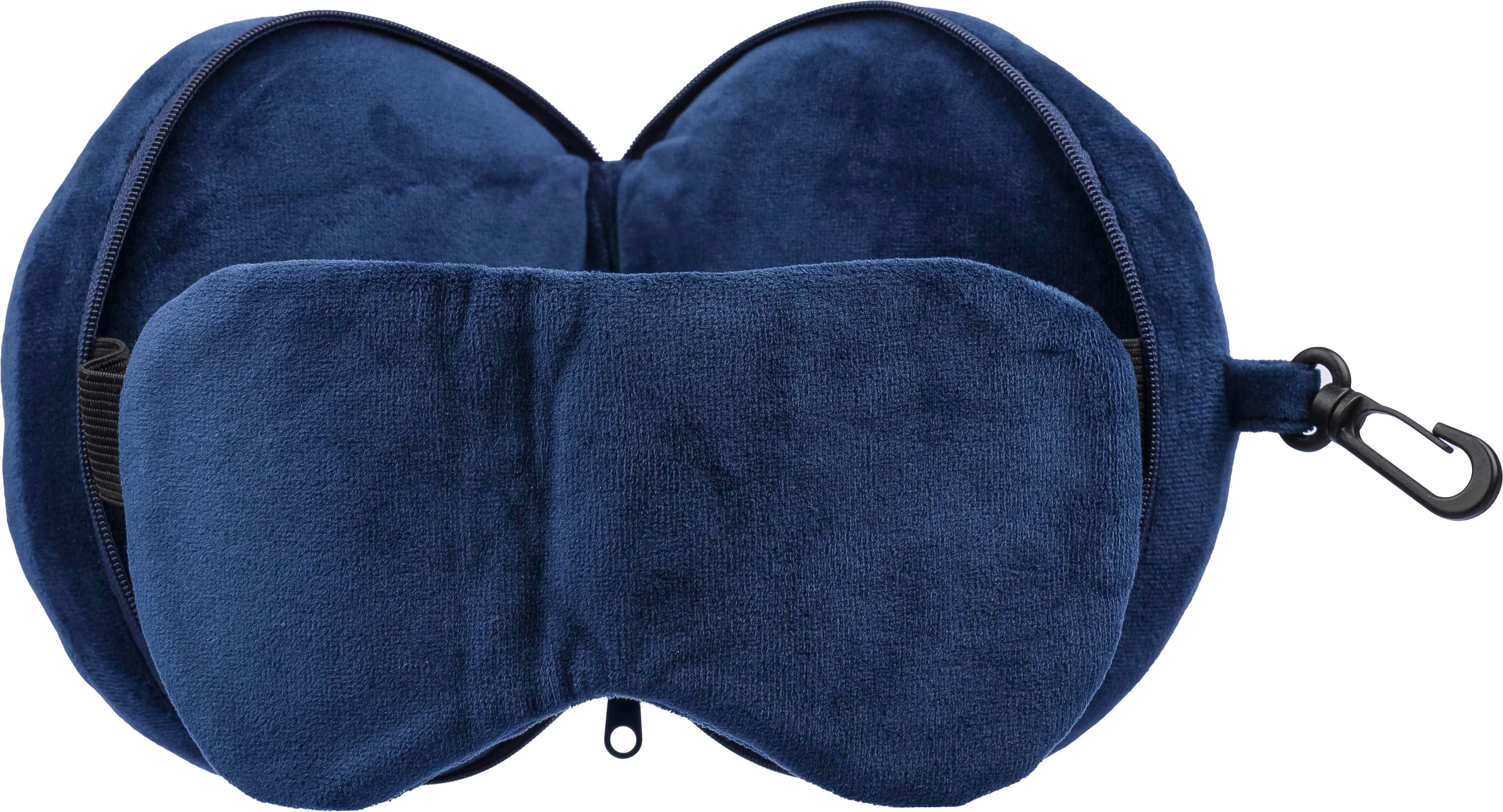 Vue 4 de Coussin de voyage Leontine | 2-en-1 avec masque