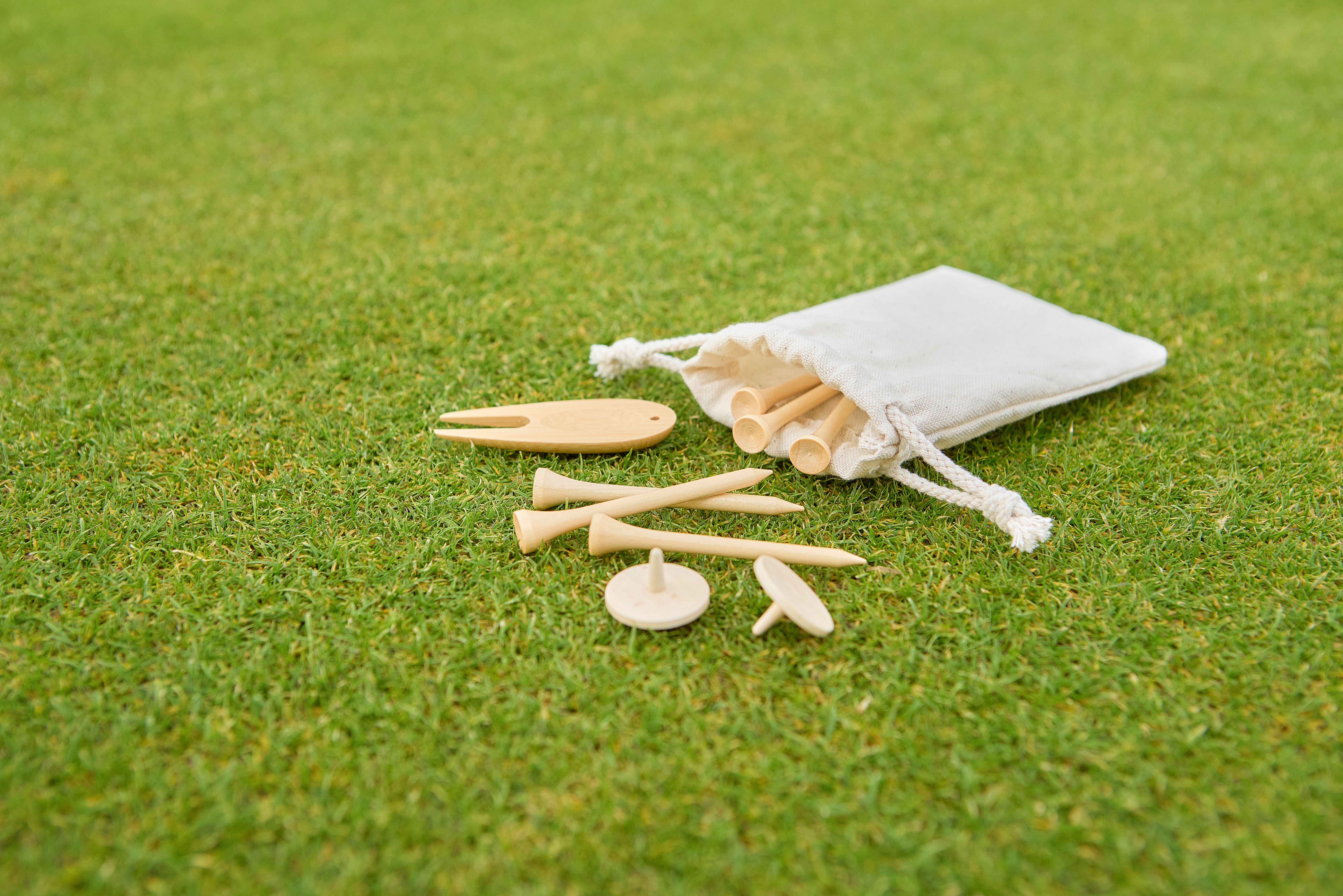 Vue 9 de Set de tees de golf Nyssa | 9 pièces