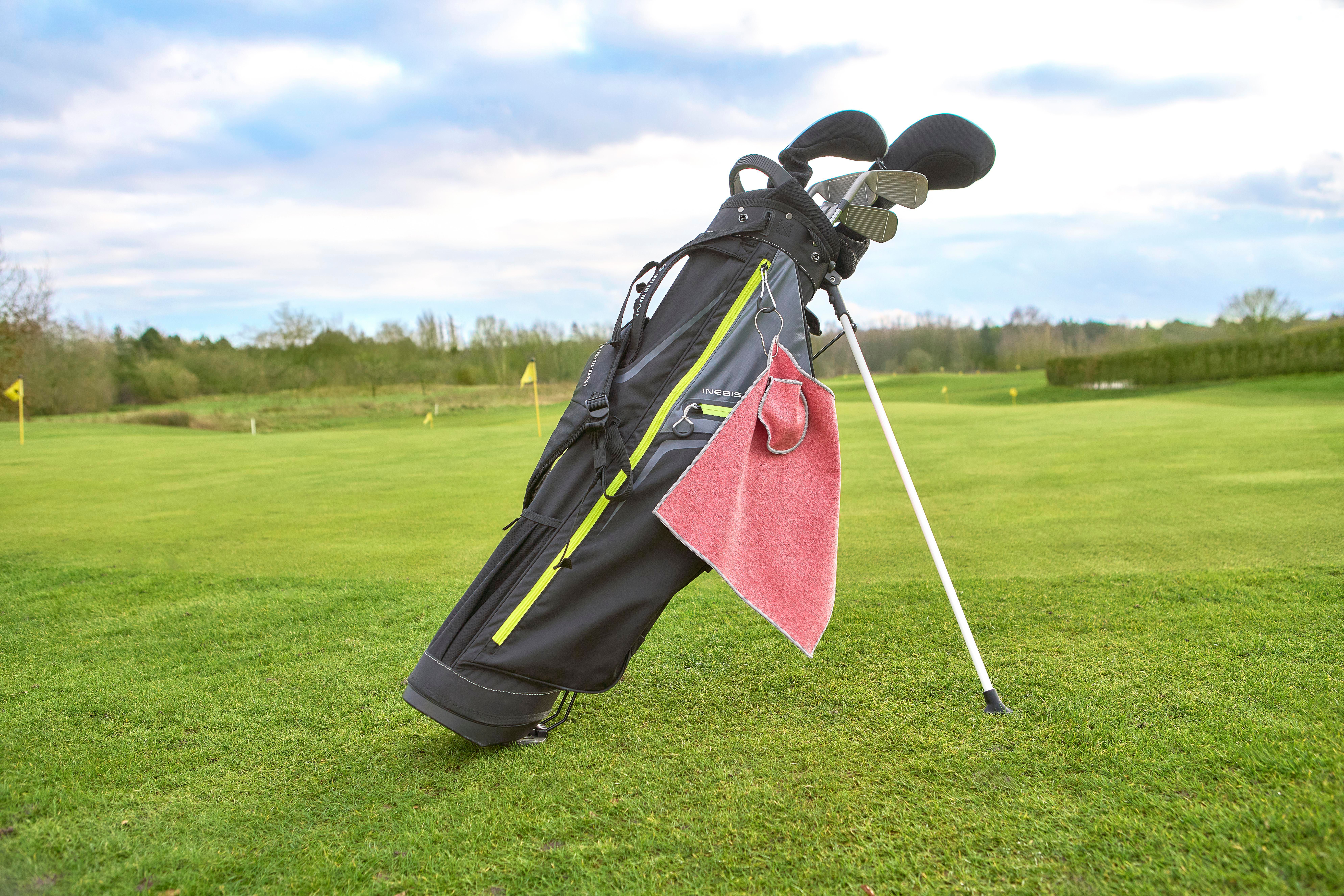 Vue 7 de Serviette de golf Idris | Recyclé | Avec pochette