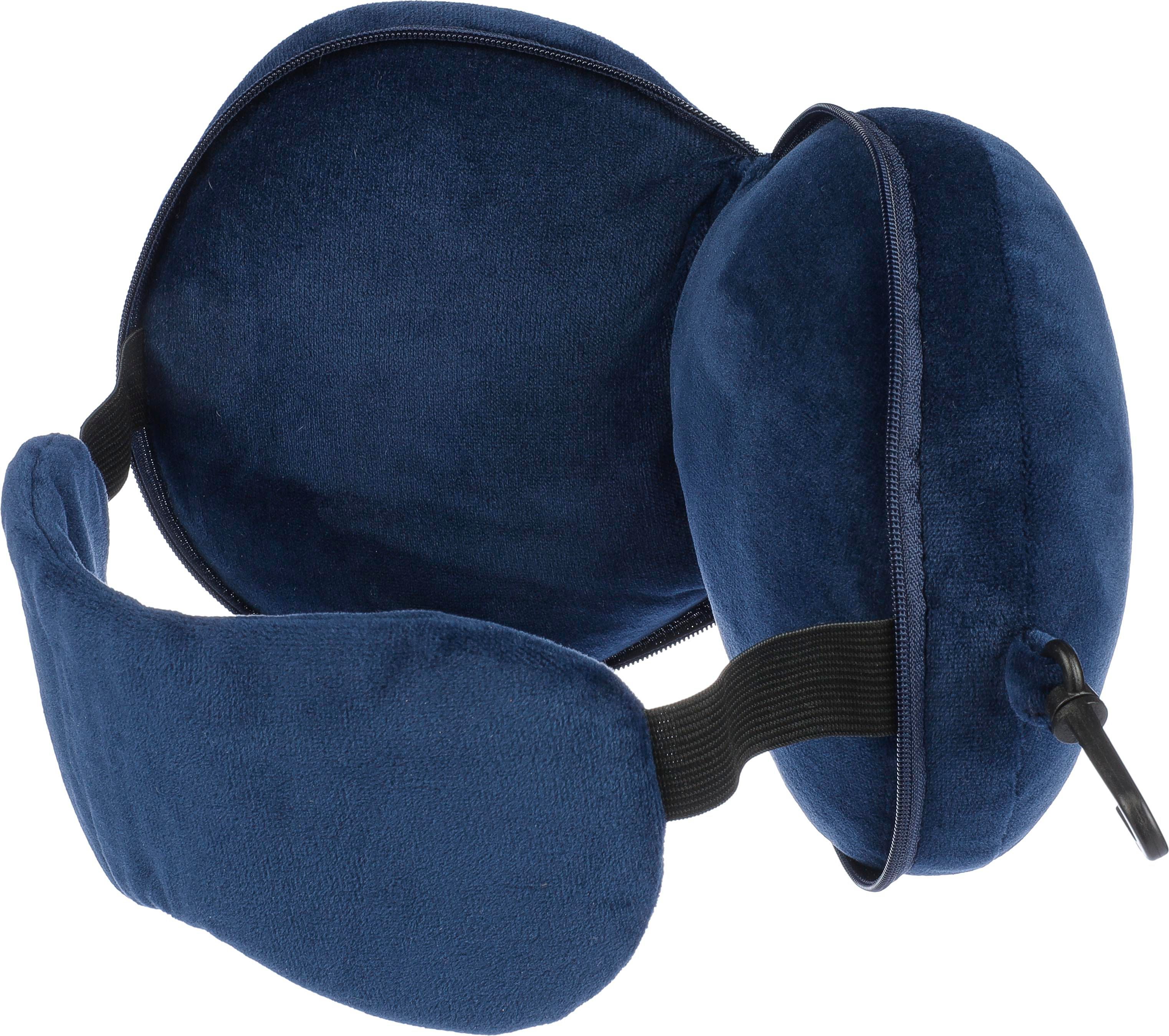 Vue 2 de Coussin de voyage Leontine | 2-en-1 avec masque