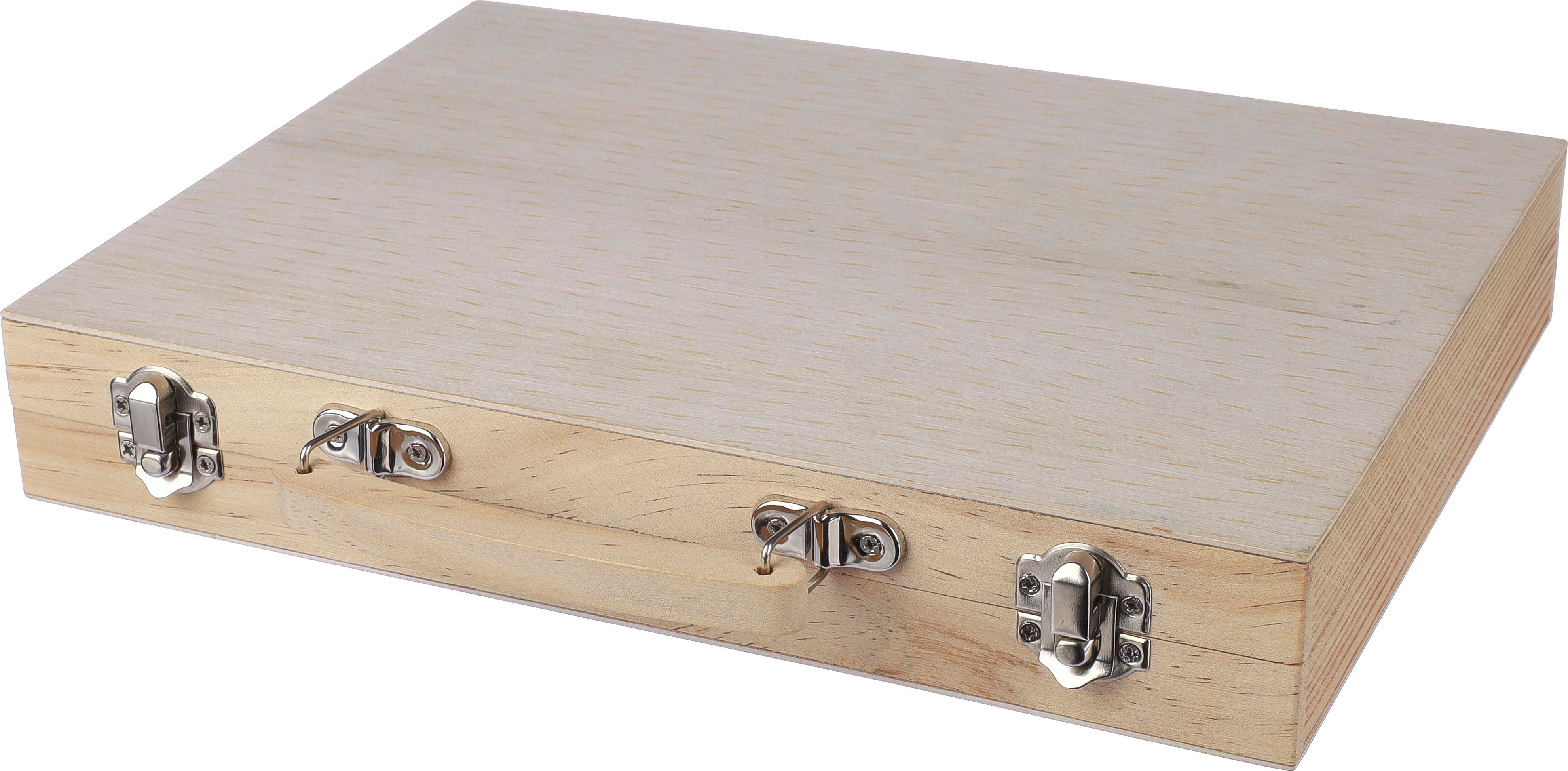 Vue 4 de Set de dessin Thessaly | Coffret en bois | 66 pièces