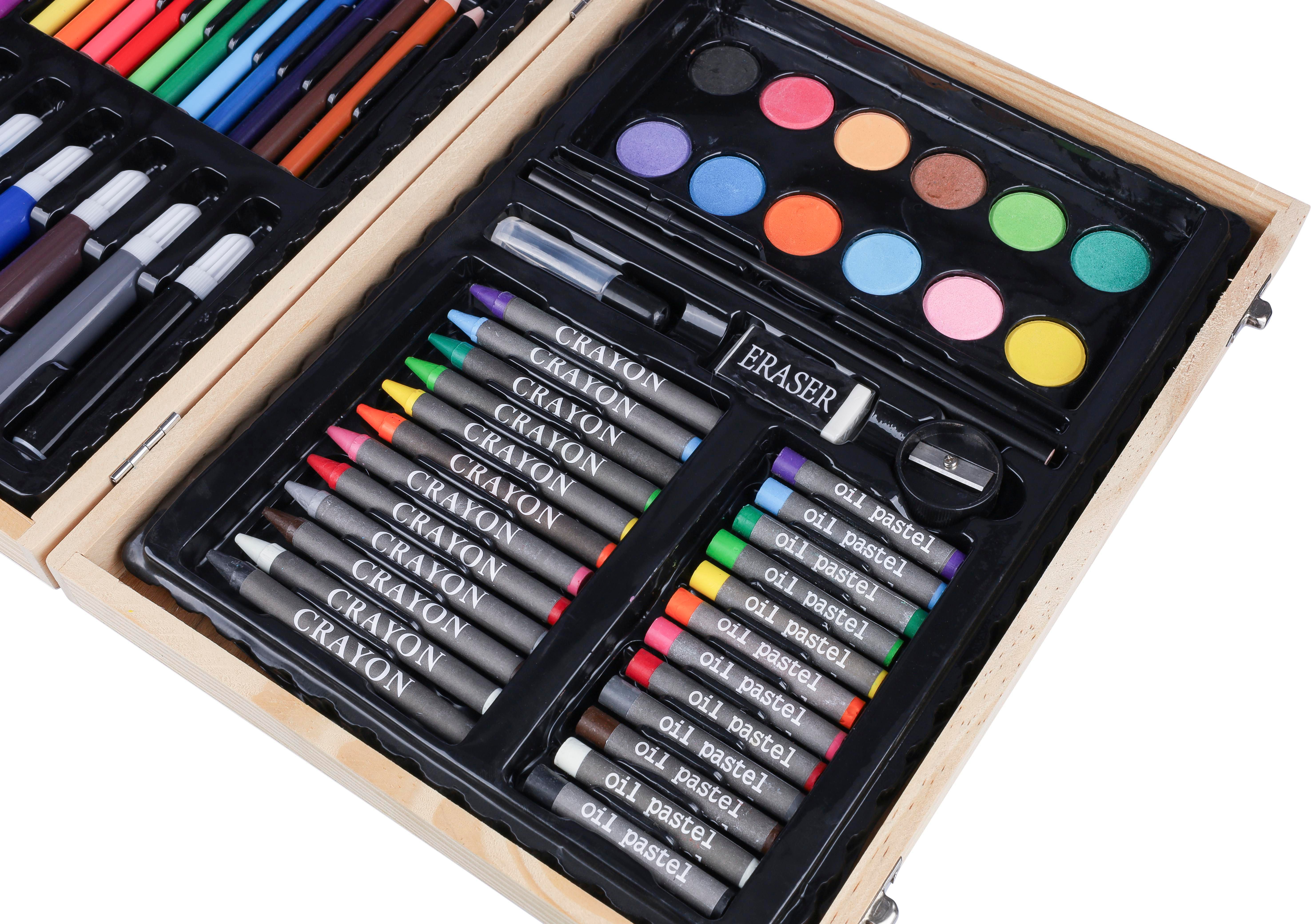 Vue 6 de Set de dessin Thessaly | Coffret en bois | 66 pièces