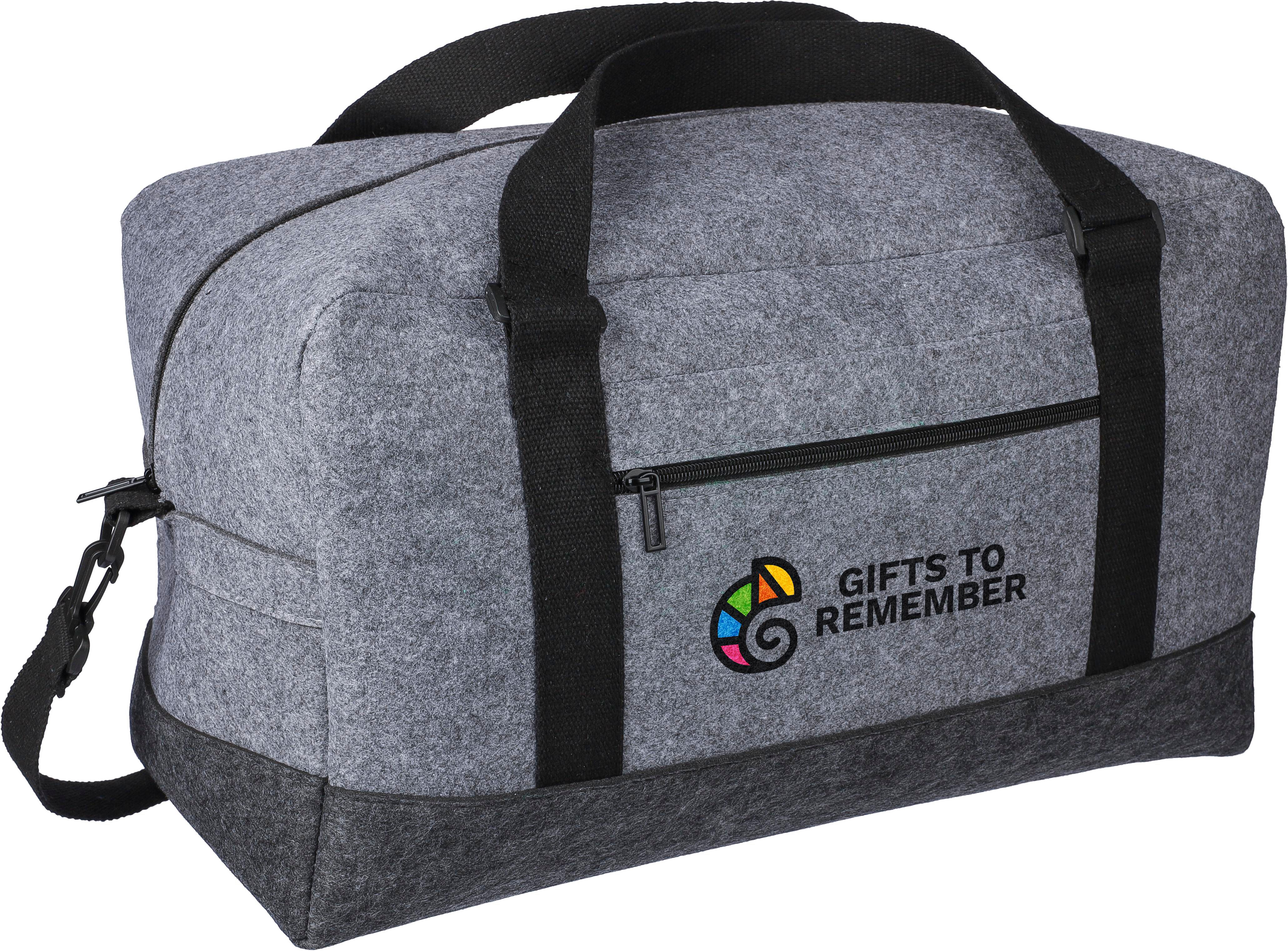 Vue 7 de Sac de sport Corliss | Feutre recyclé | Sangle réglable