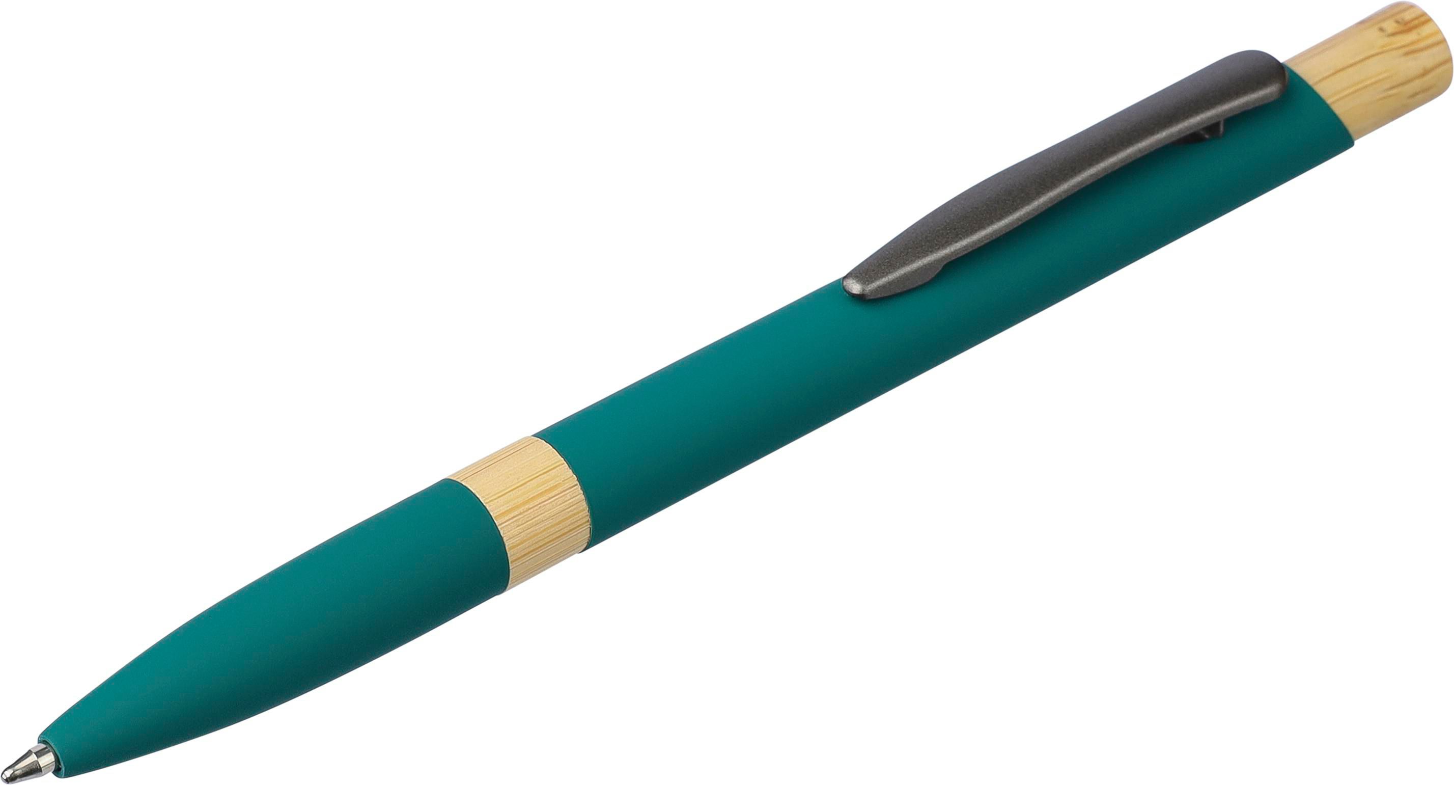 Vue 6 de Stylo bille Calandra | Recyclé | Bambou