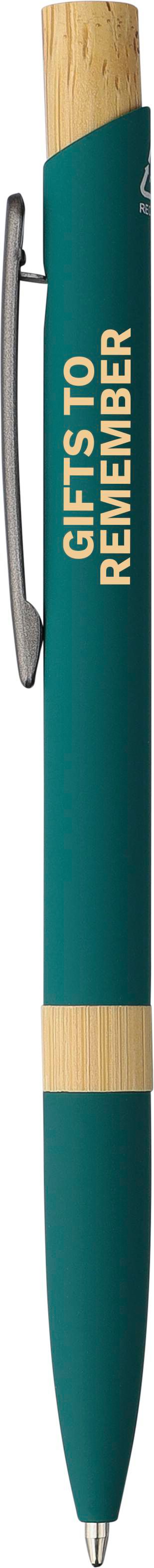 Vue 10 de Stylo bille Calandra | Recyclé | Bambou