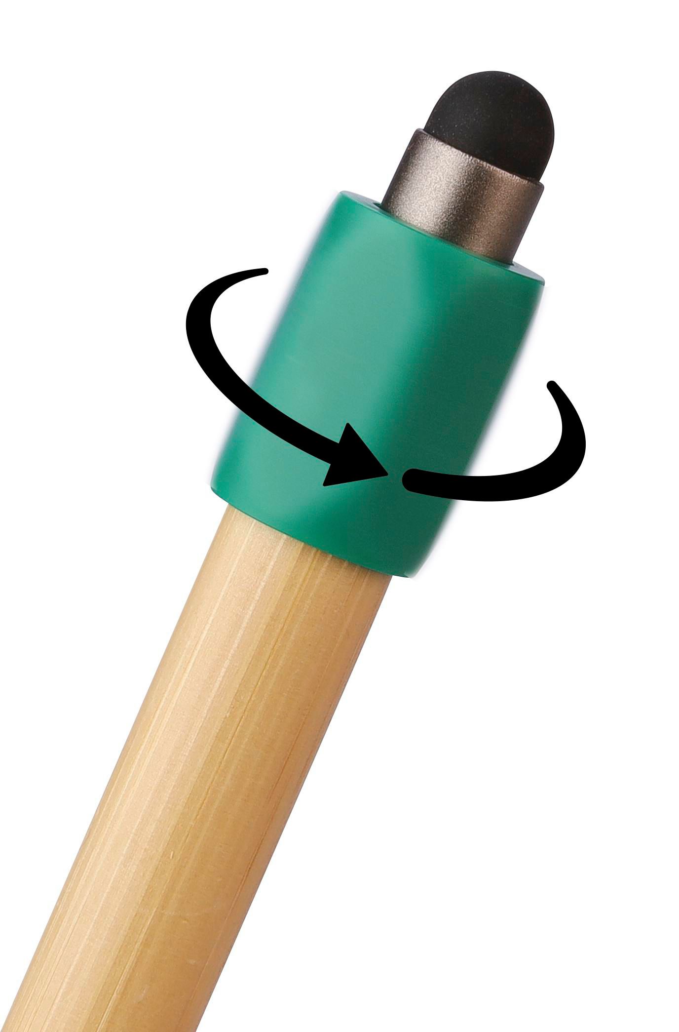 Vue 5 de Stylo à bille Fenn | Bambou | Spinner