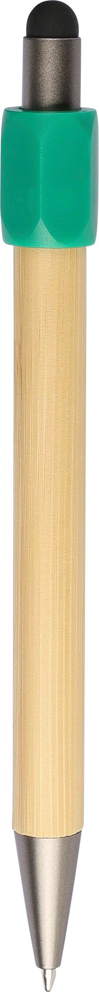 Vue 3 de Stylo à bille Fenn | Bambou | Spinner