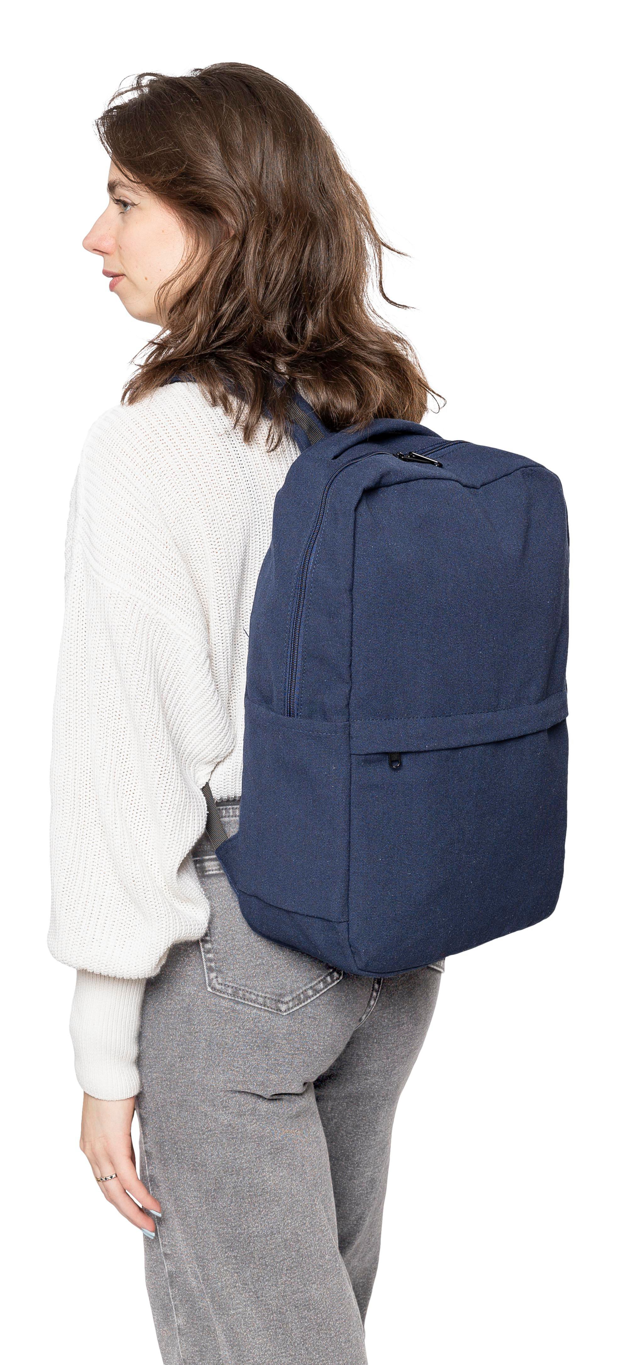 Vue 6 de Sac à dos Seraphina | Recyclé | Ordinateur portable 15" | 14 l