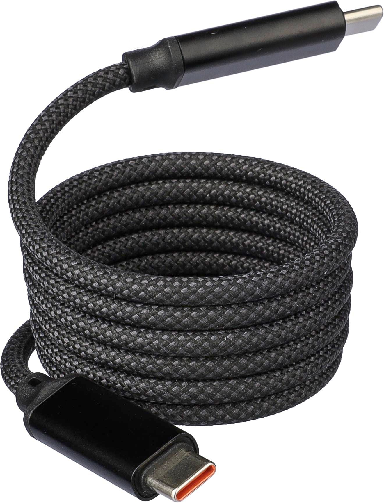 Vue 2 de Câble de charge Janet | Nylon | Magnétique | USB-C