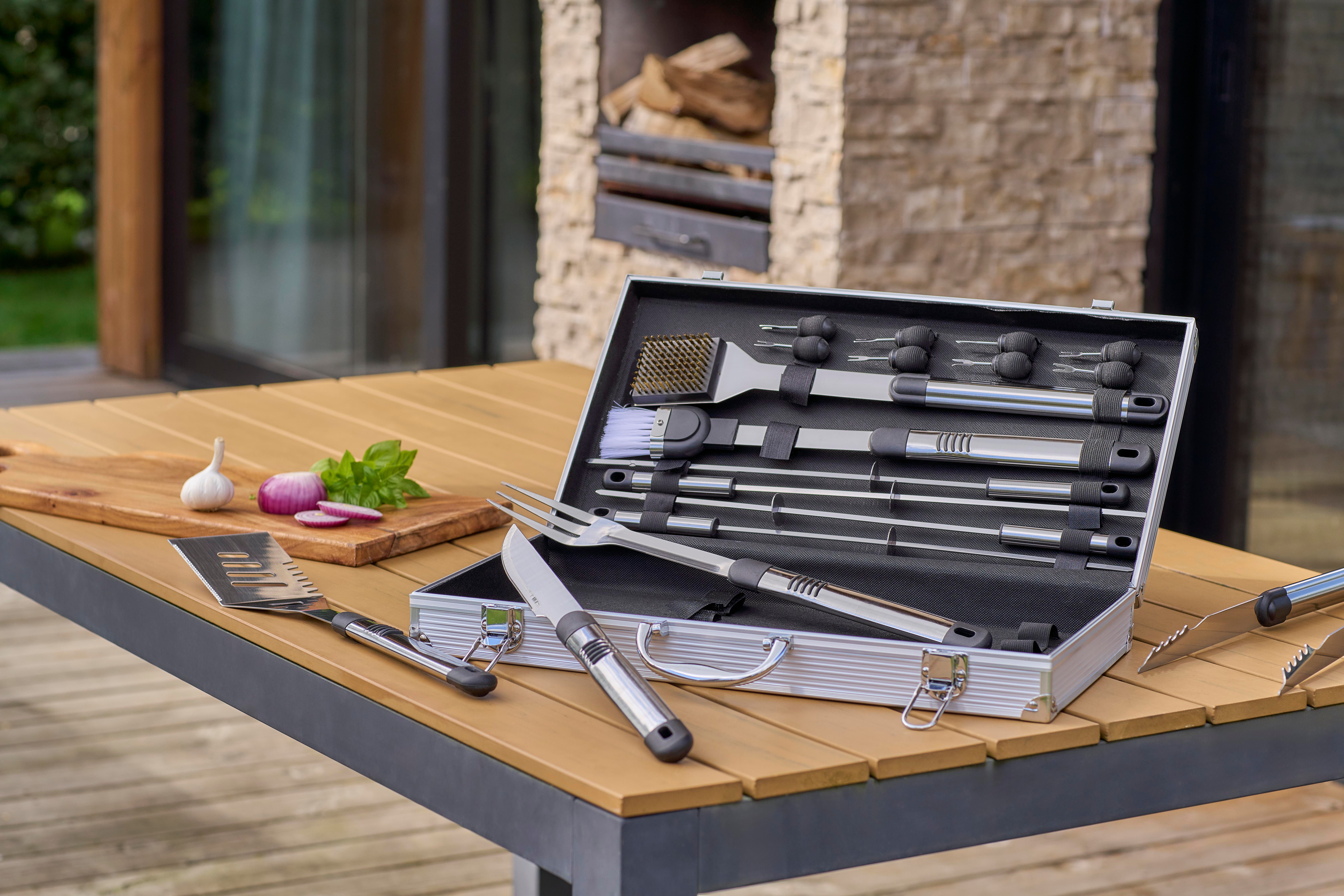 Vue 5 de Set barbecue Dawn | Inox | Valise