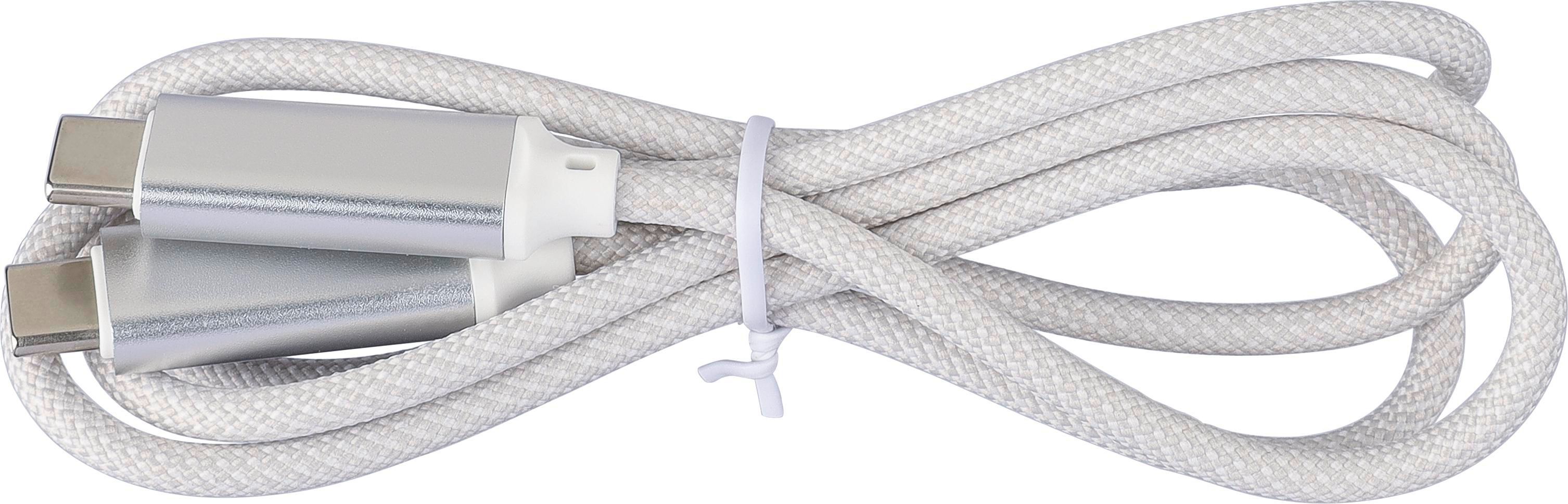 Vue 7 de Câble de charge Gerd | Nylon | 100W