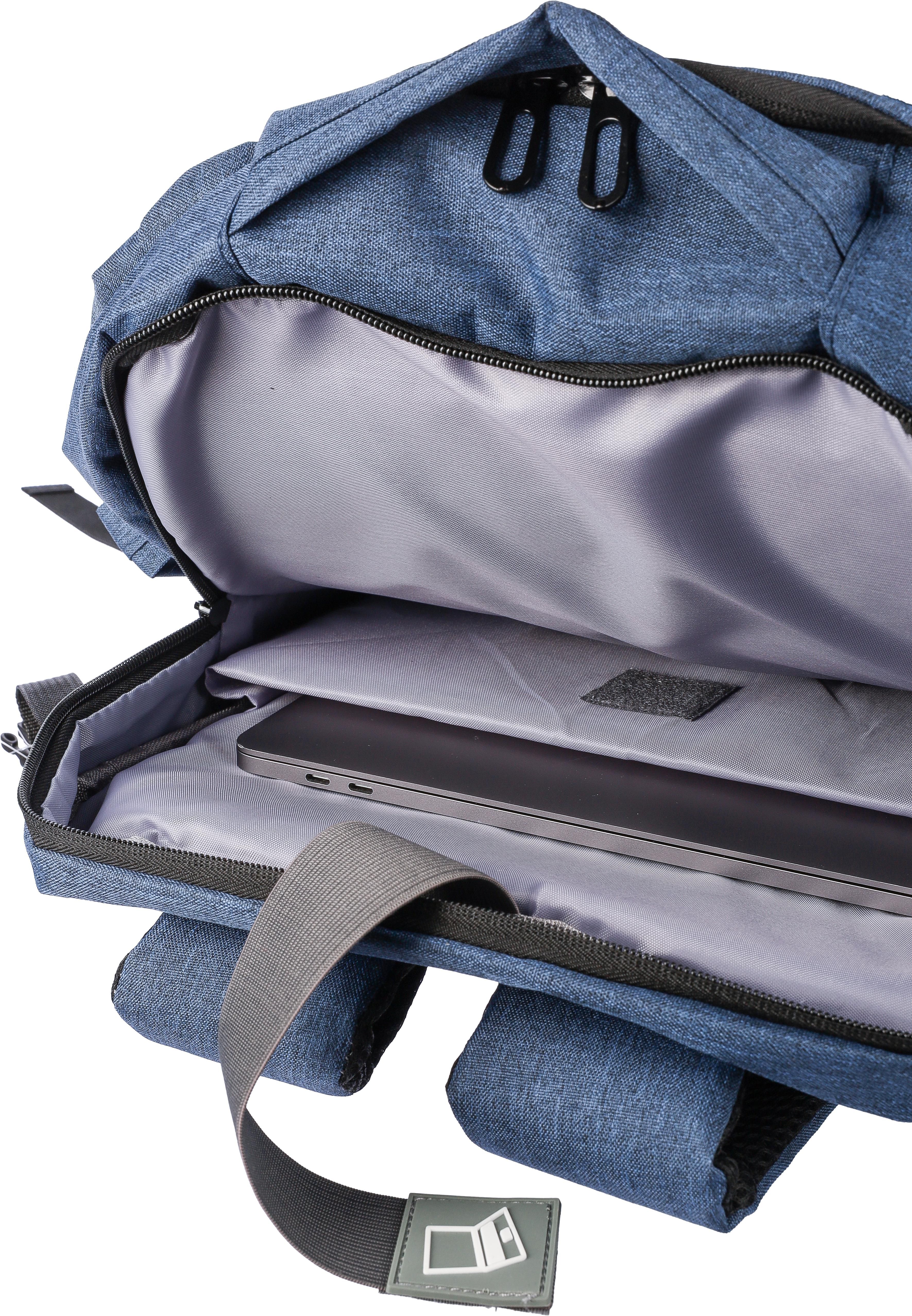 Vue 10 de Sac à dos Malcolm | Recyclé | Ordinateur portable 17" | 29 l