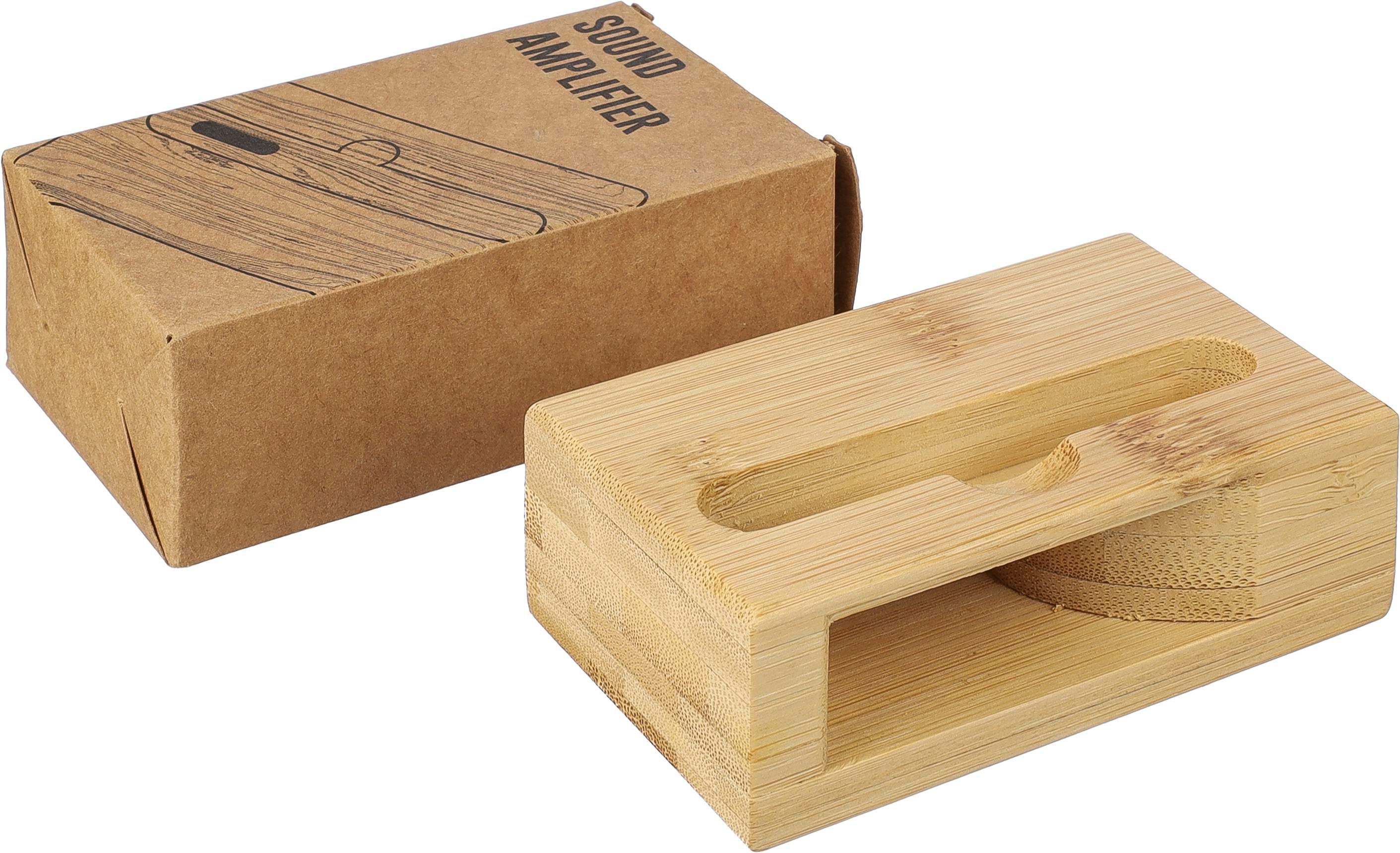 Vue 14 de Support téléphone | Bambou | Amplificateur sonore