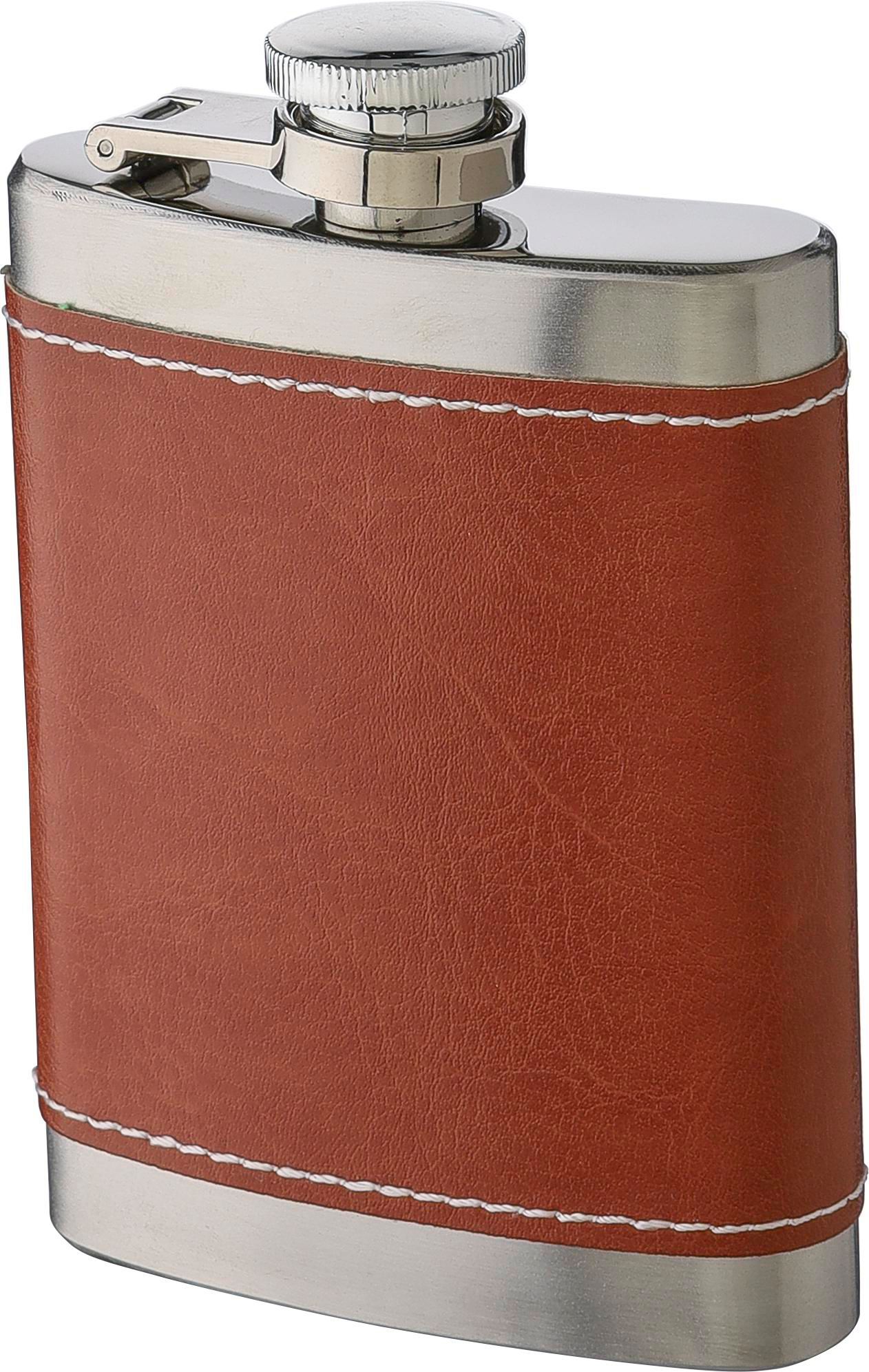 Vue 4 de Flasque Cedric | Acier inoxydable | 100 ml