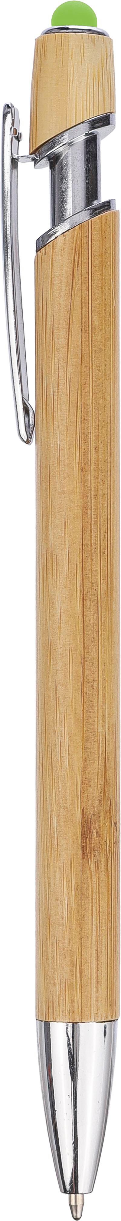 Vue 12 de Stylo bille Darren | Bambou