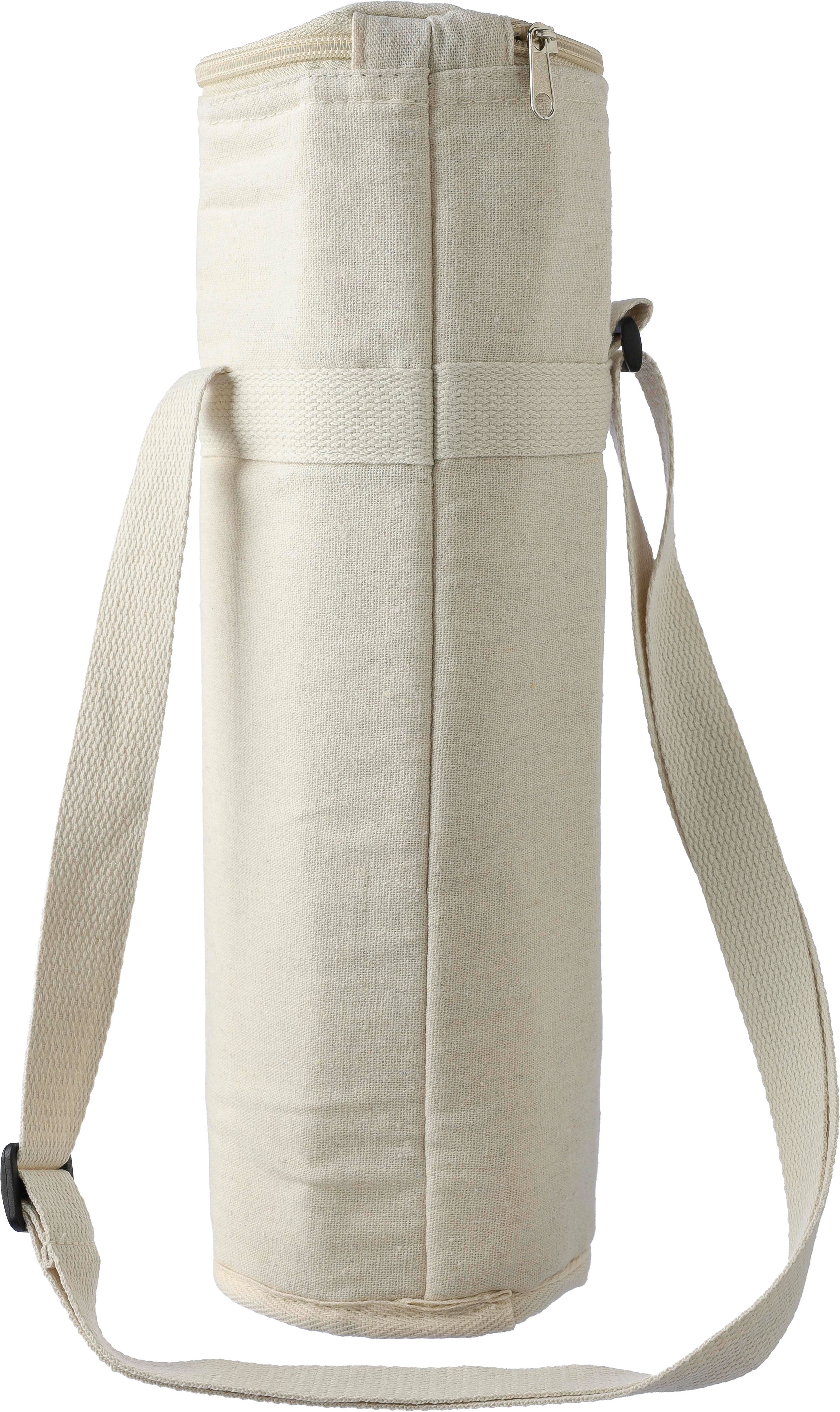 Vue 2 de Sac isotherme pour bouteille Eugene | Recyclé | Coton | 1,5 l