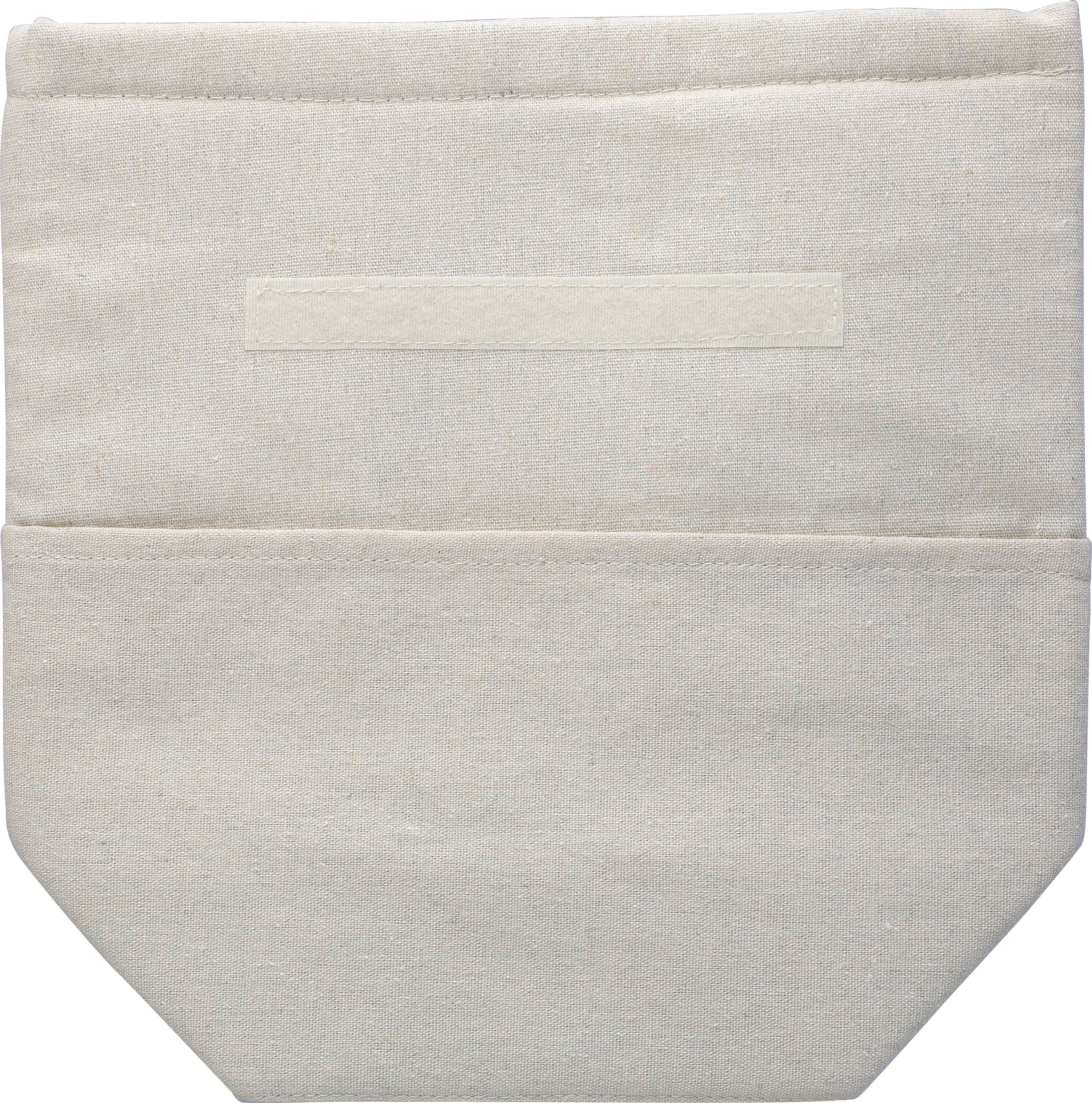 Vue 6 de Sac isotherme Faith | Coton recyclé 220 g/m² | Roll-top