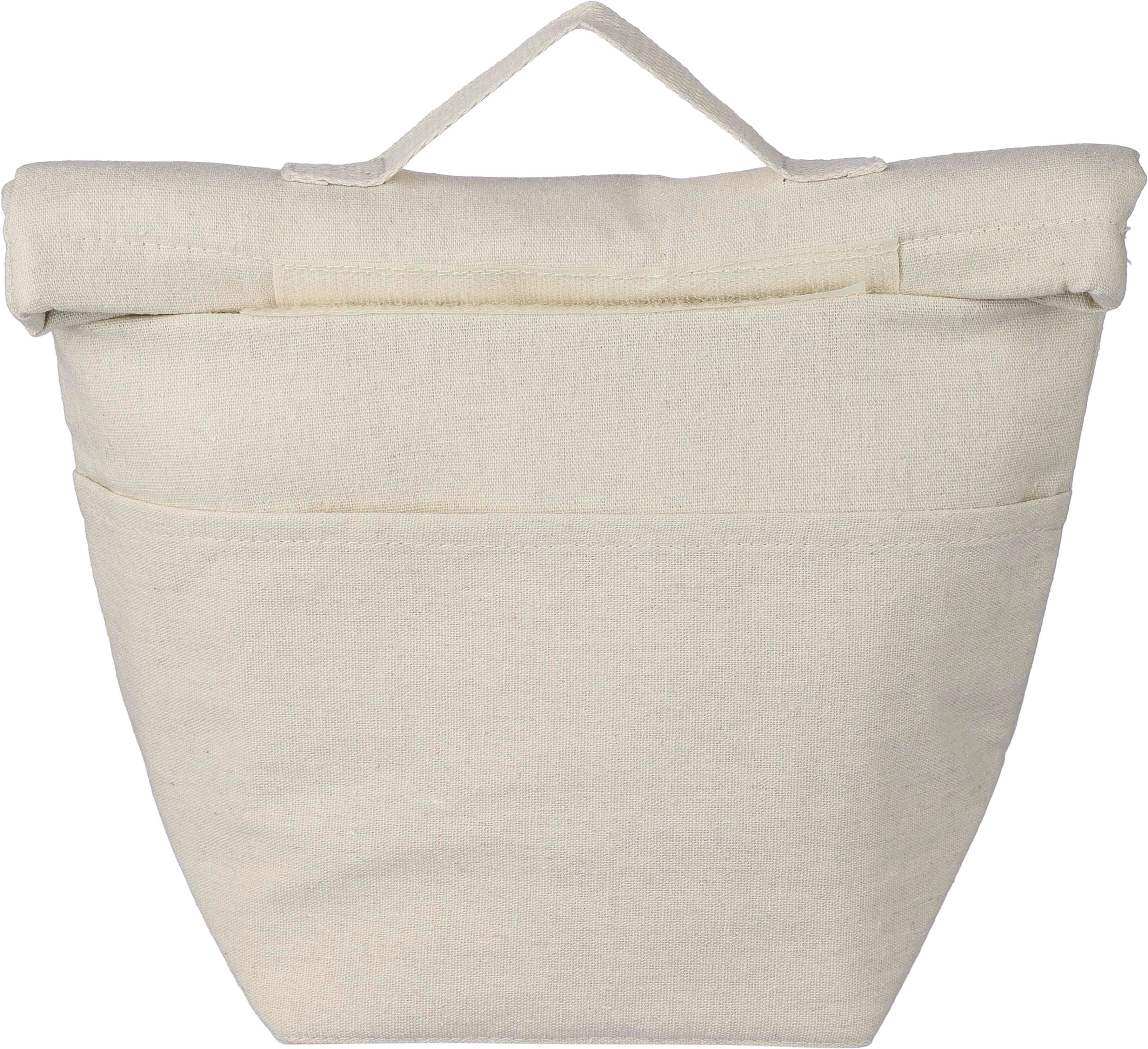 Vue 8 de Sac isotherme Faith | Coton recyclé 220 g/m² | Roll-top