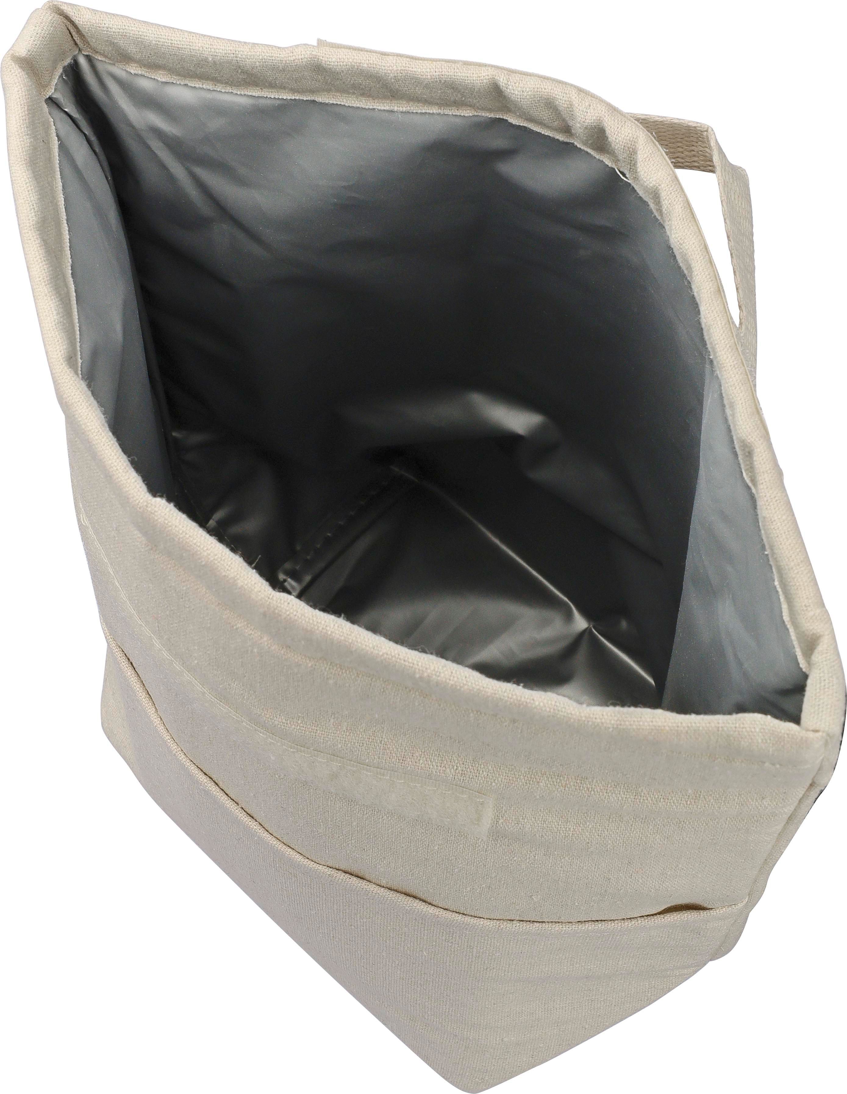 Vue 7 de Sac isotherme Faith | Coton recyclé 220 g/m² | Roll-top