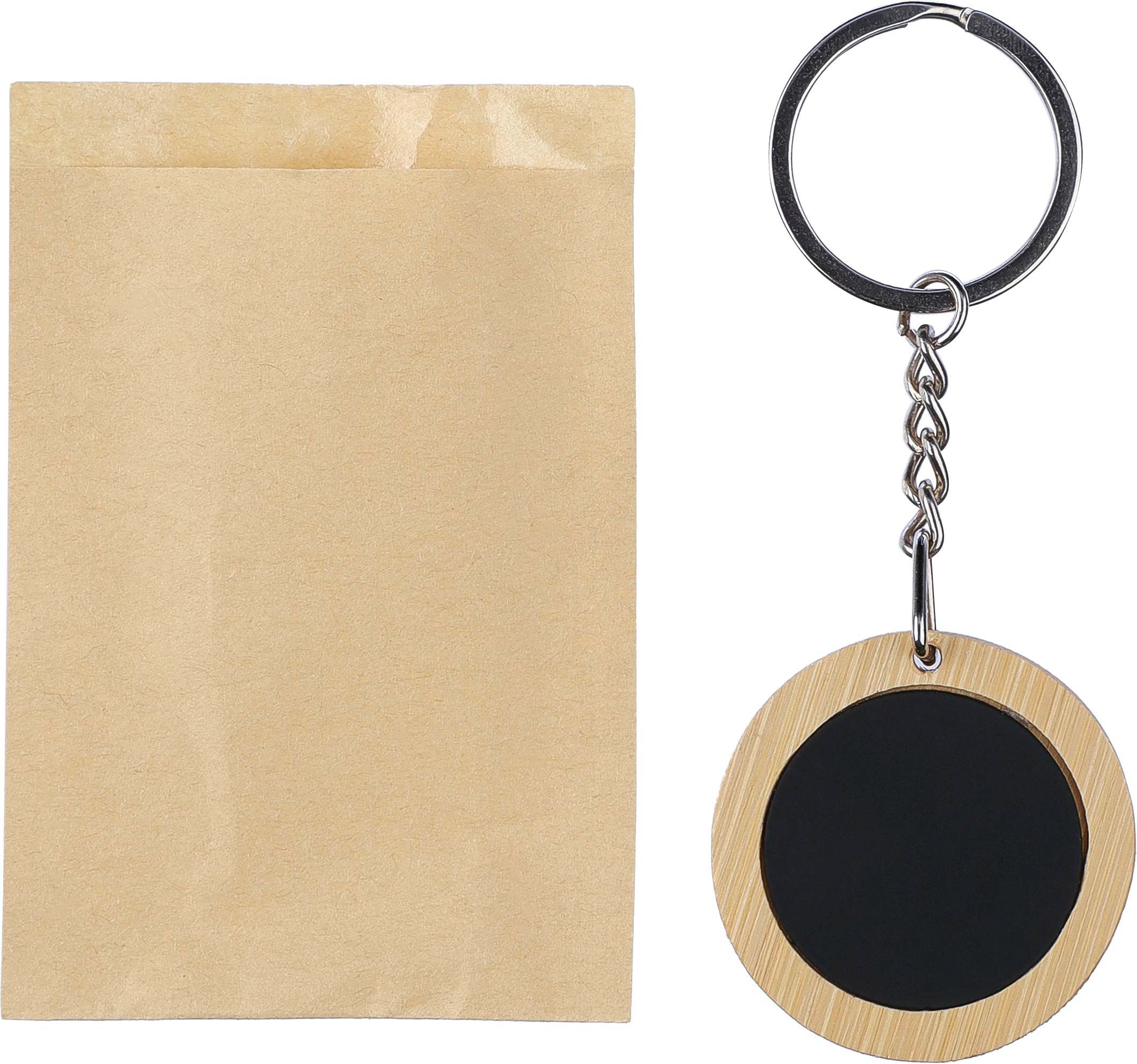 Vue 7 de Porte-clés Gene | Bambou | Rond