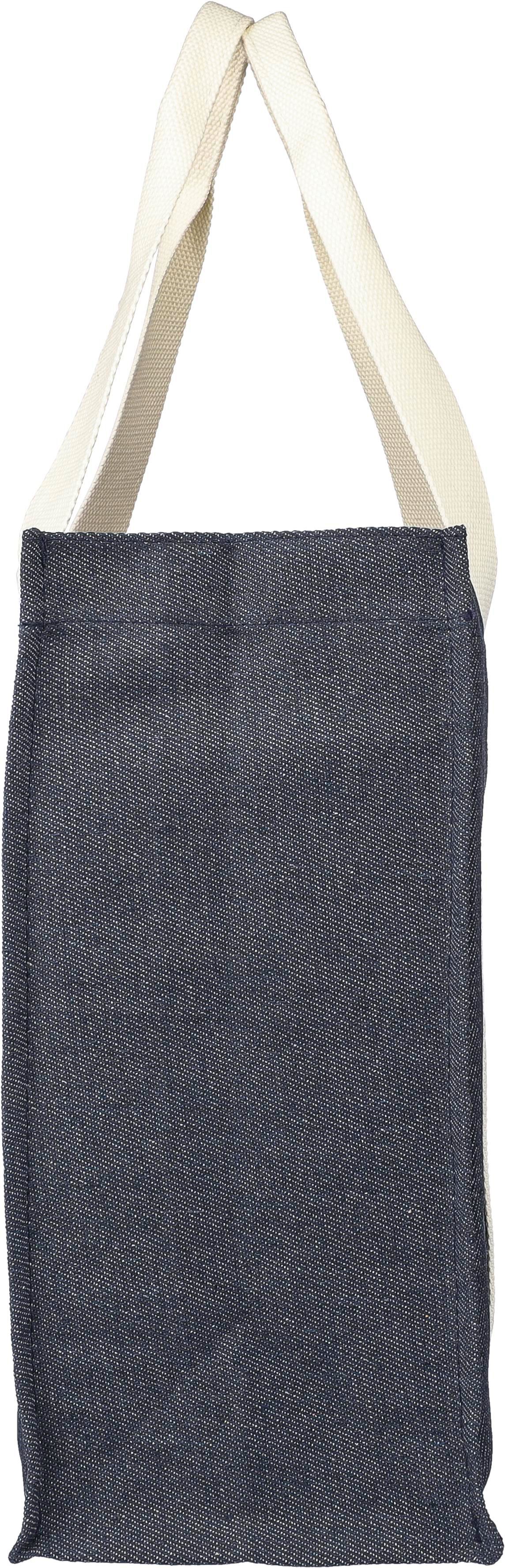 Vue 3 de Sac shopping Gretchen | Denim | 19 l