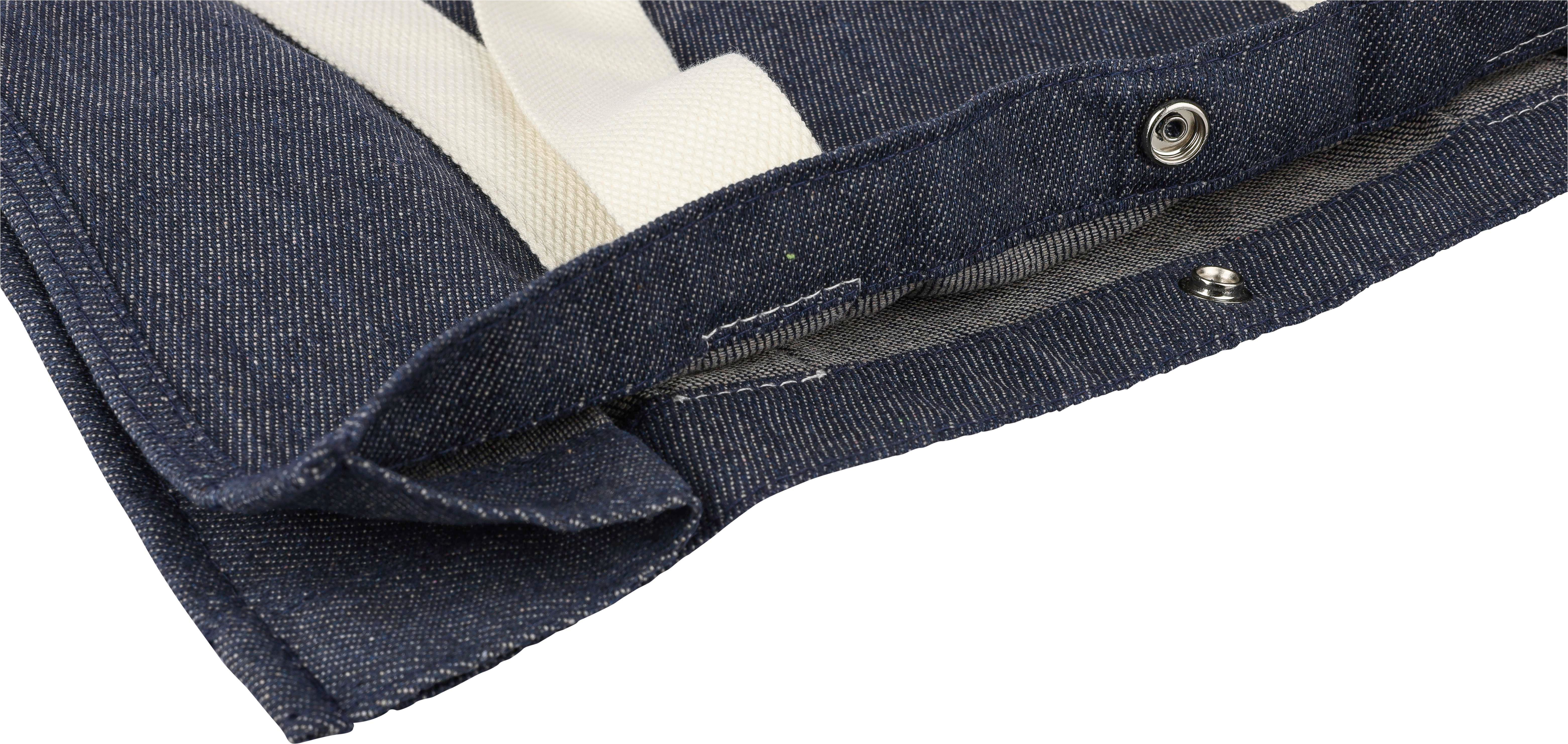 Vue 7 de Sac shopping Gretchen | Denim | 19 l