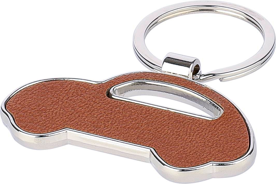 Vue 6 de Porte-clés Joan | Recyclé | Cuir | Voiture