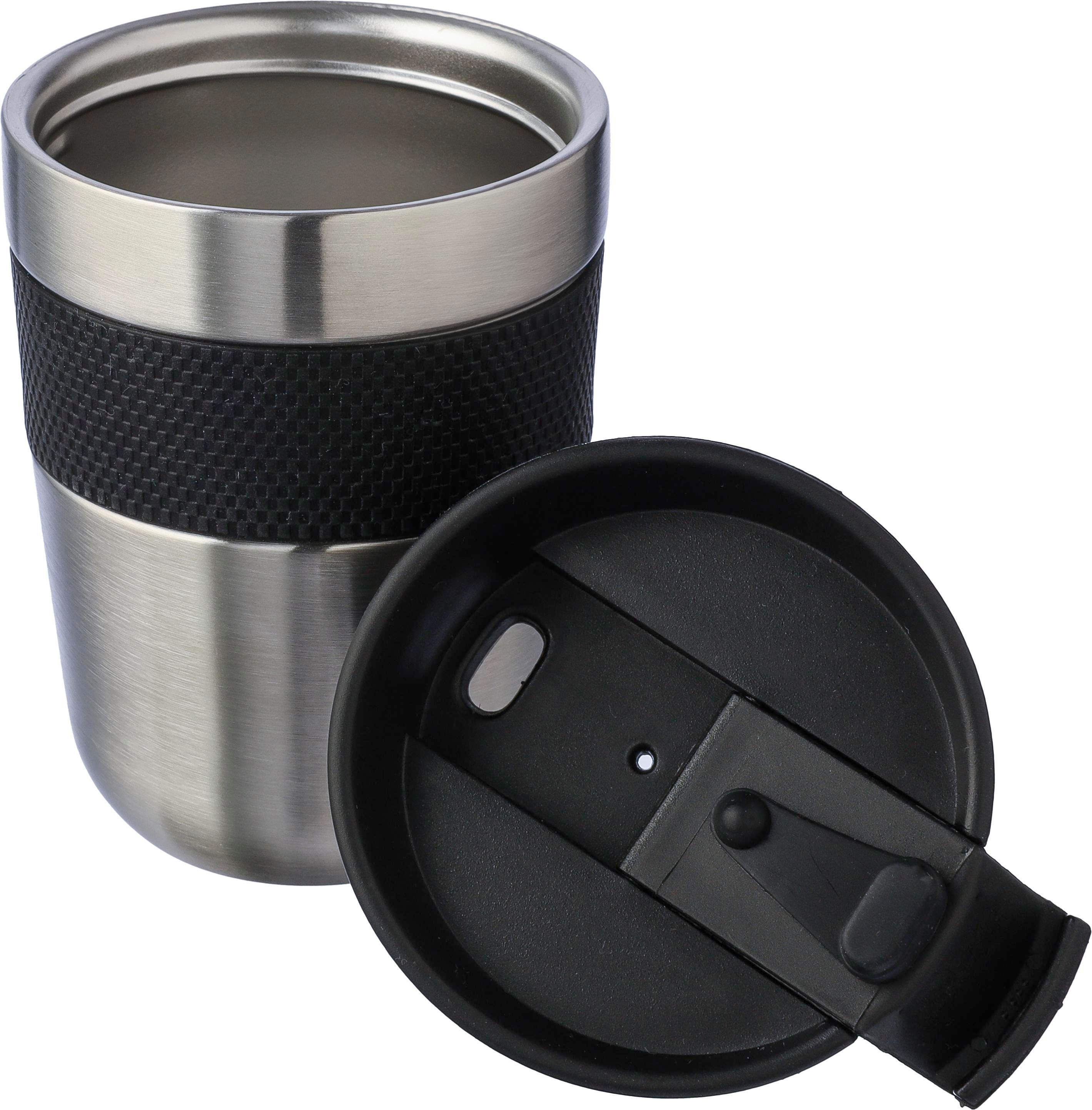 Vue 9 de Mug isotherme Keith | Inox | 300 ml | Grip en silicone