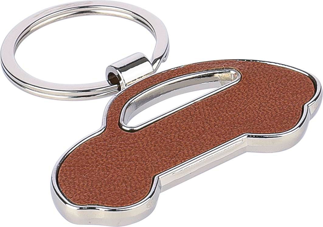 Vue 5 de Porte-clés Joan | Recyclé | Cuir | Voiture